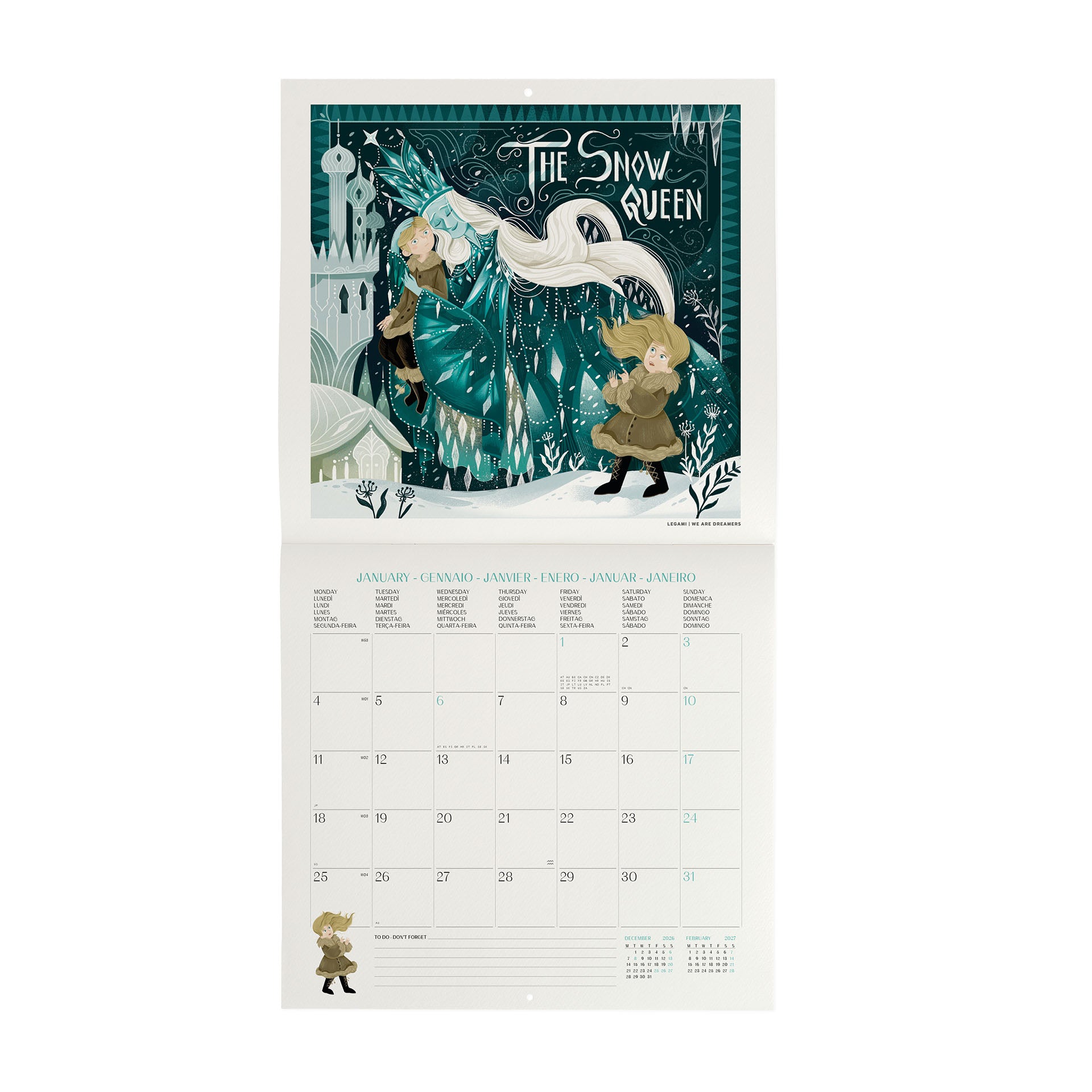 2027 Once Upon a Time - Square Wall Calendar