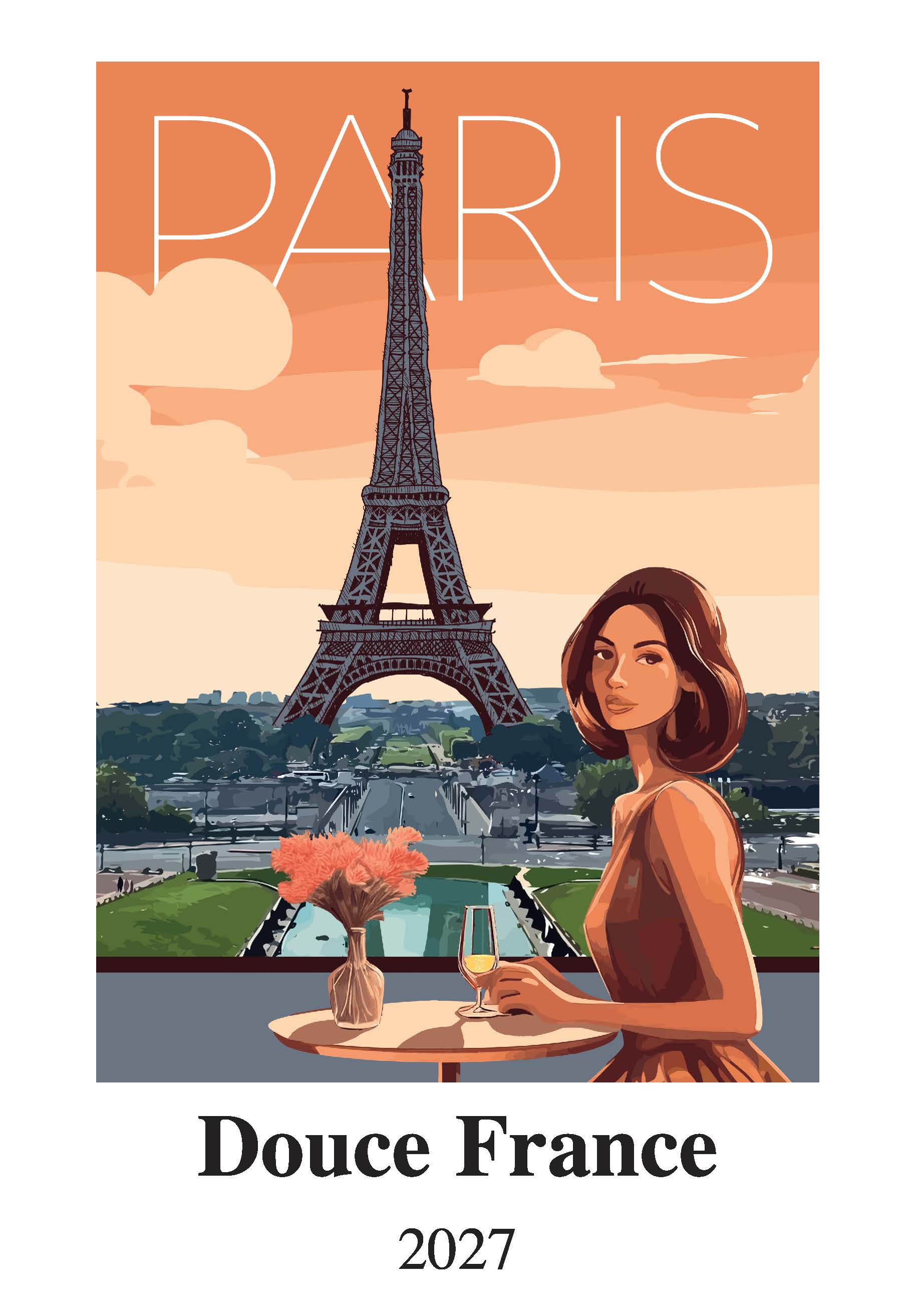2027 Douce France - Deluxe Wall Calendar