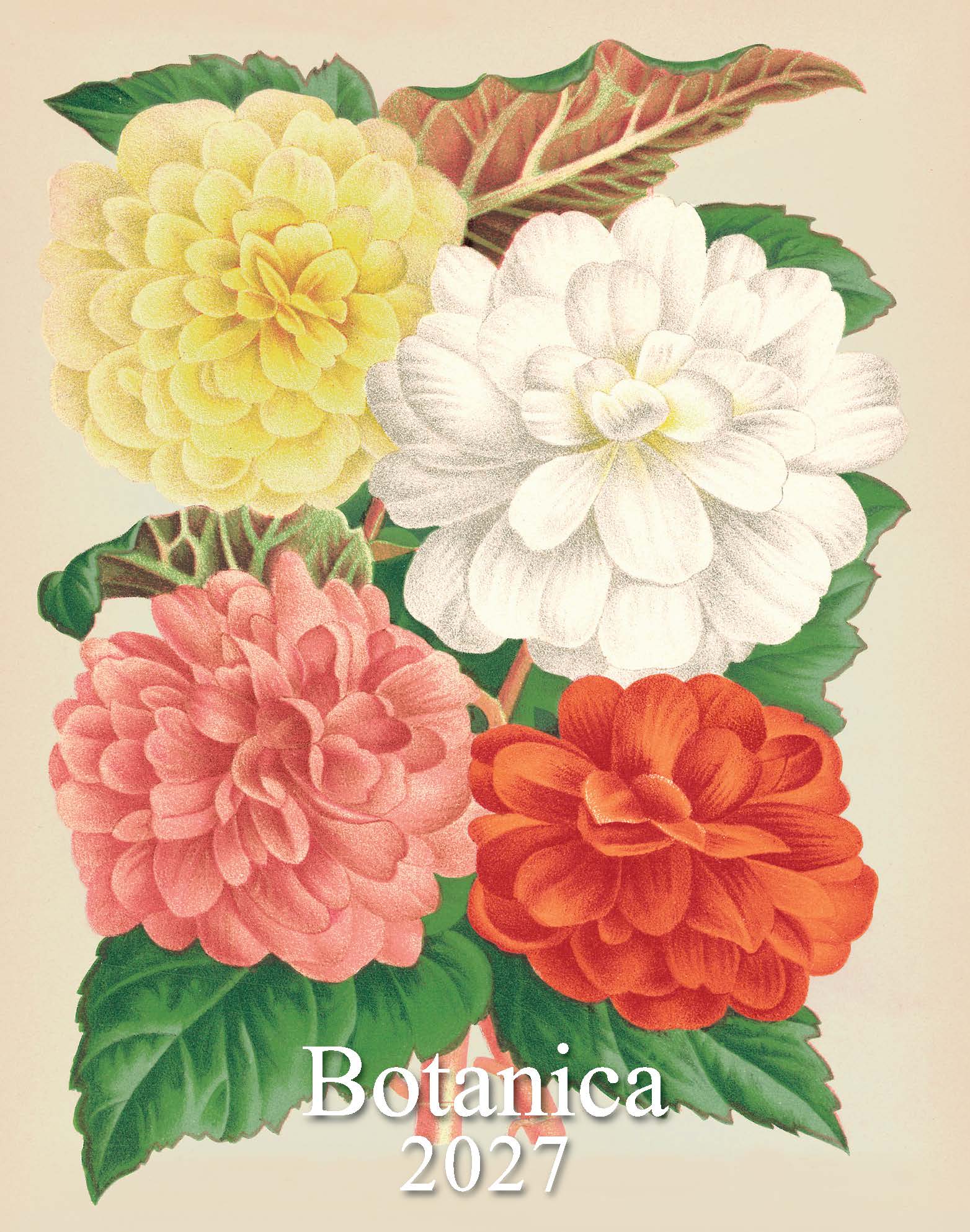 2027 Botanica - Desk Easel Calendar