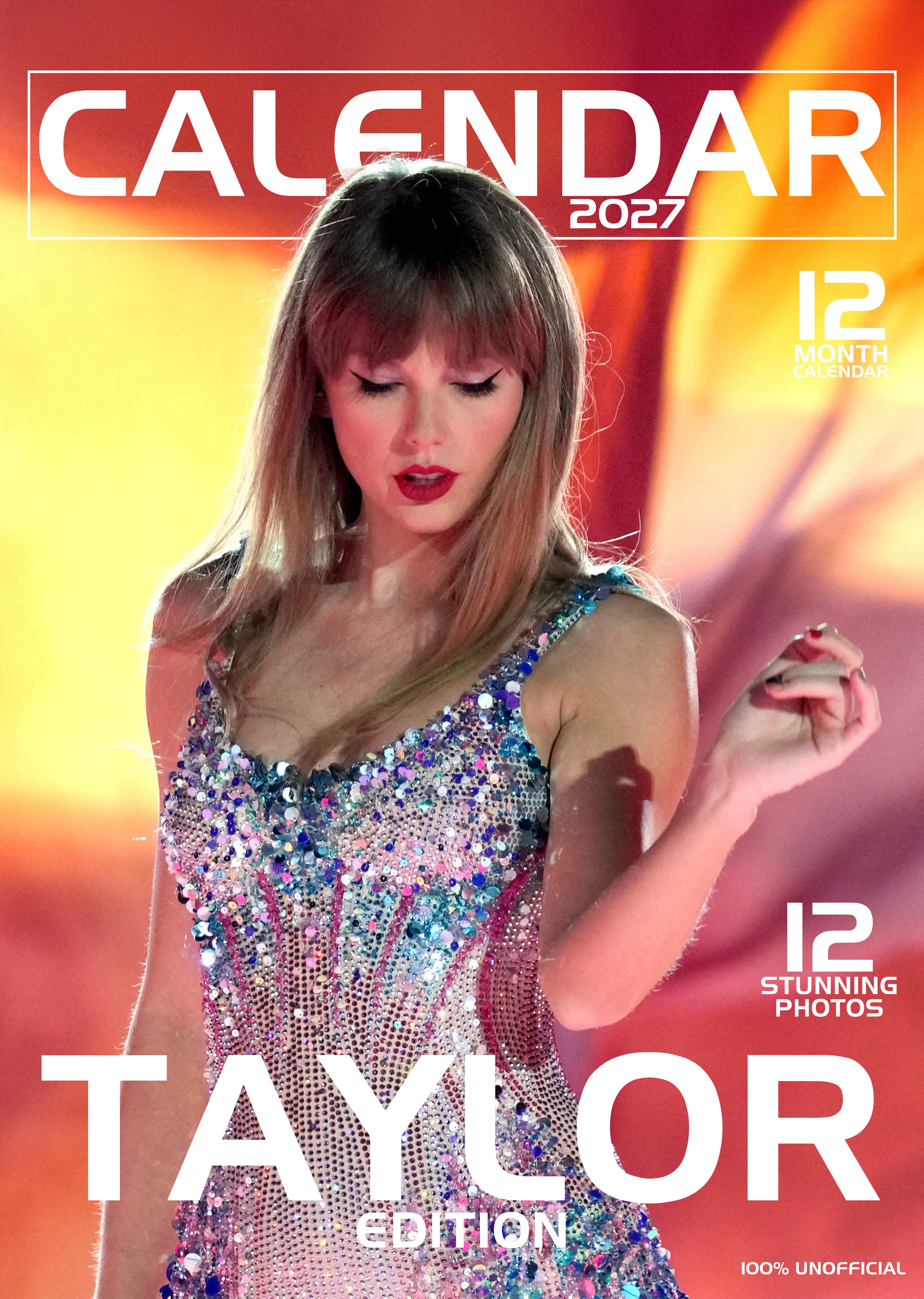 2027 Taylor Swift - A3 Wall Calendar