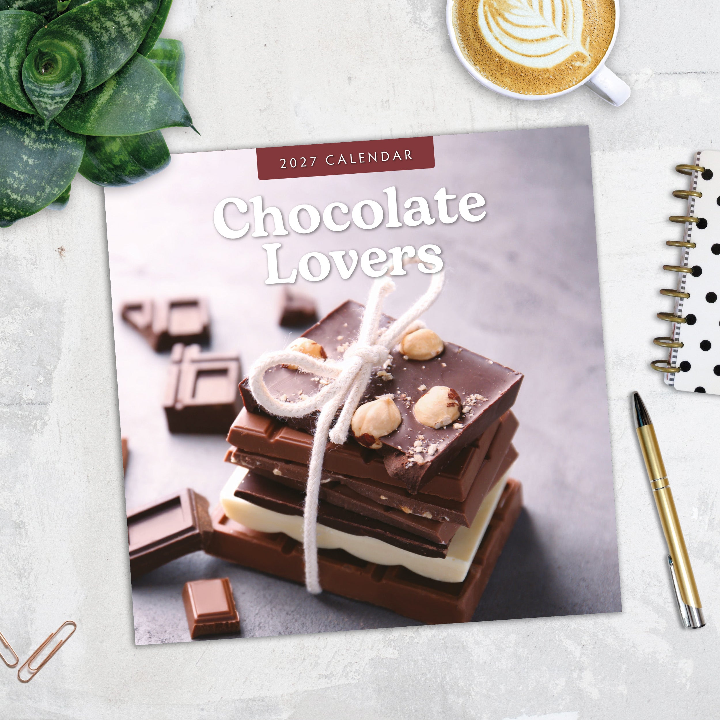 2027 Chocolate Lovers - Square Wall Calendar