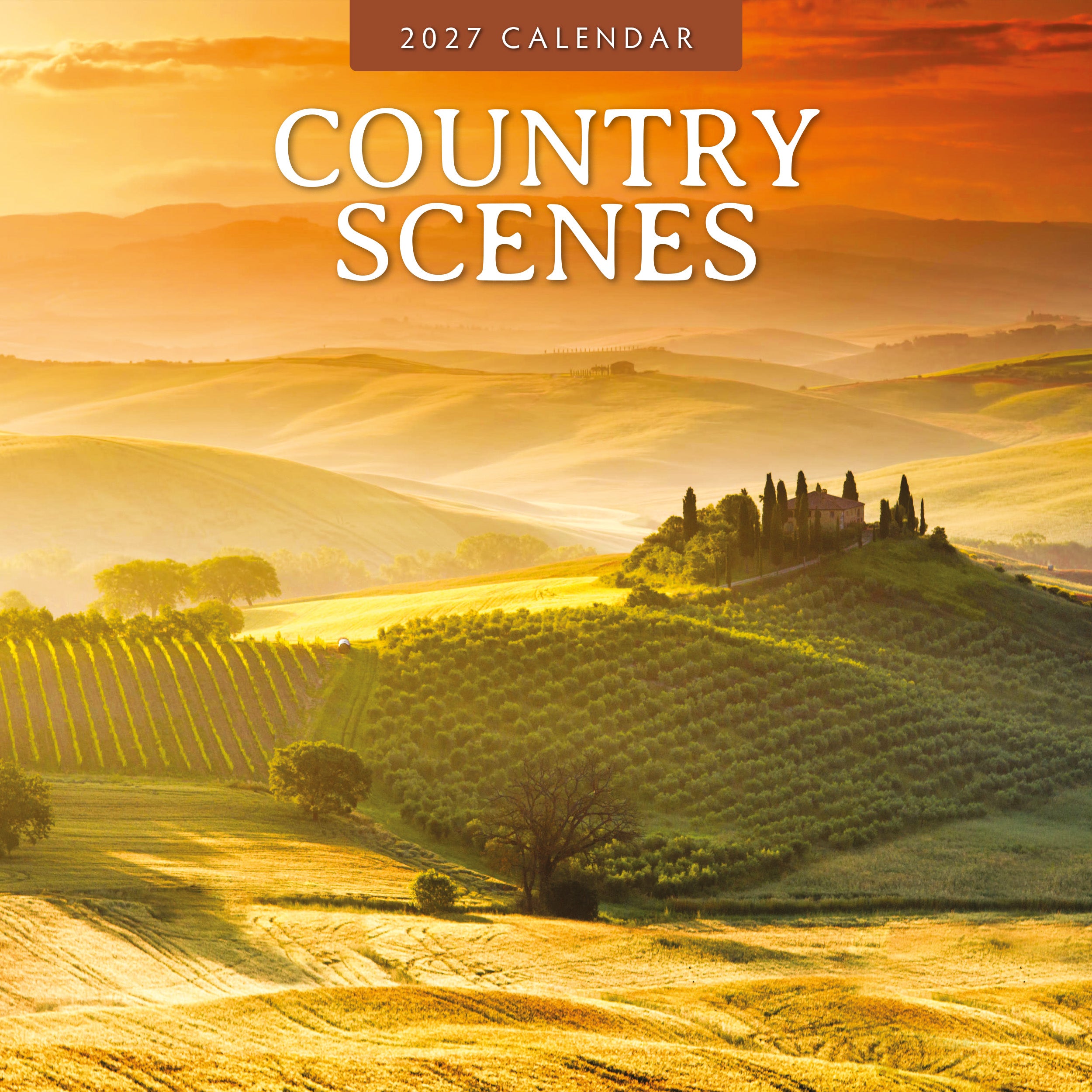2027 Country Scenes - Square Wall Calendar