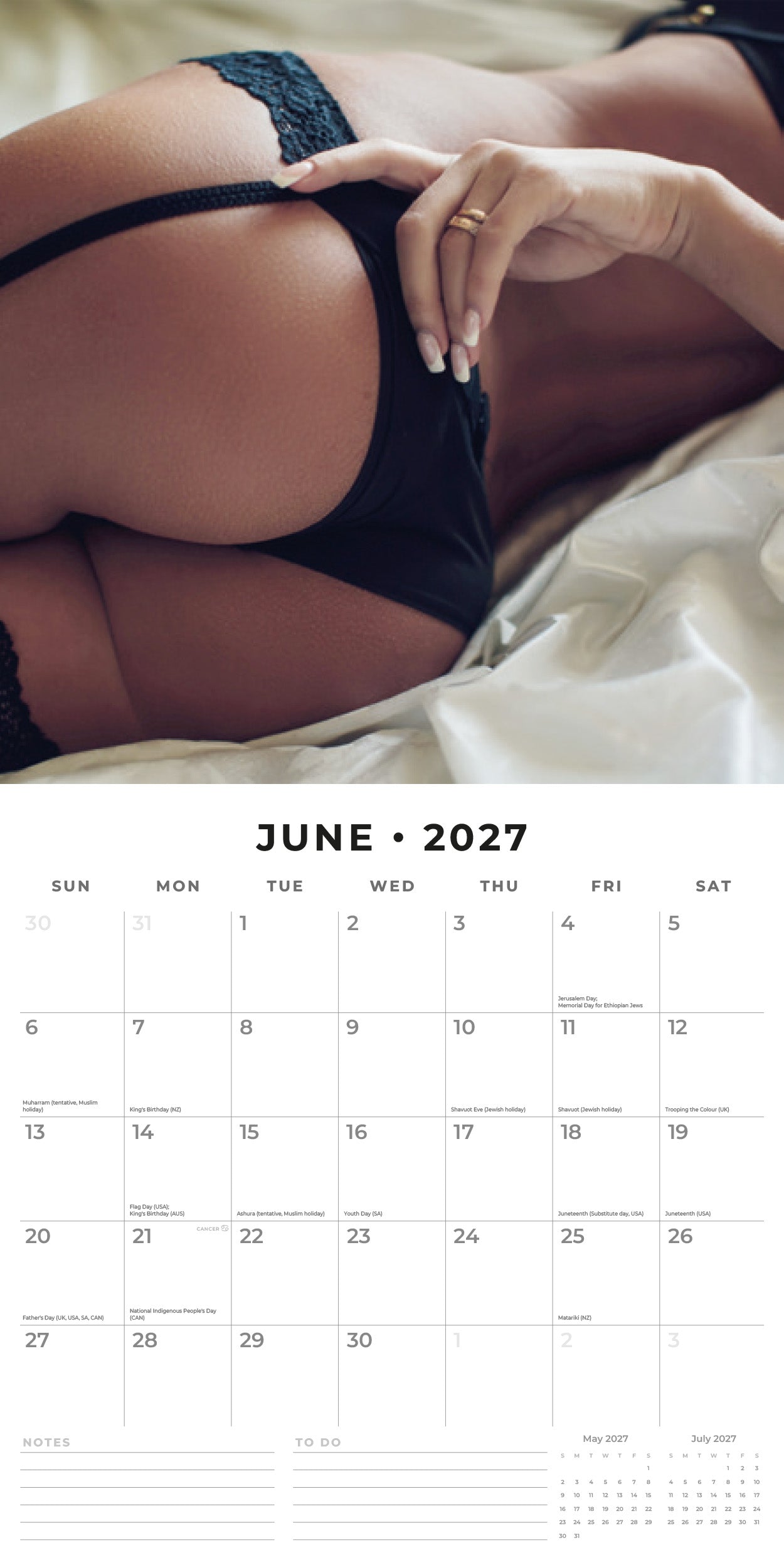 2027 Dream Girls - Square Wall Calendar