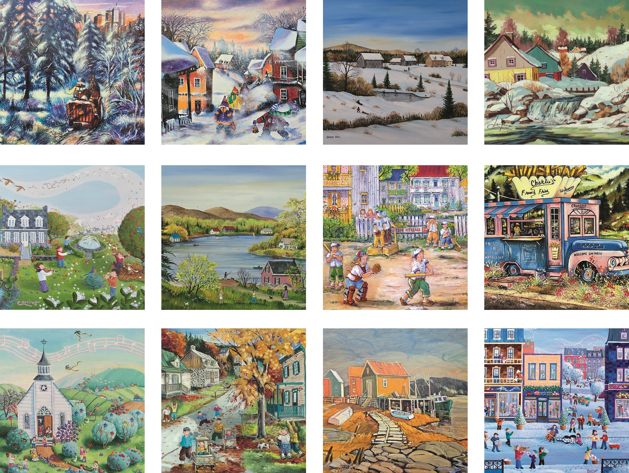 2027 Art Naïf - Square Wall Calendar