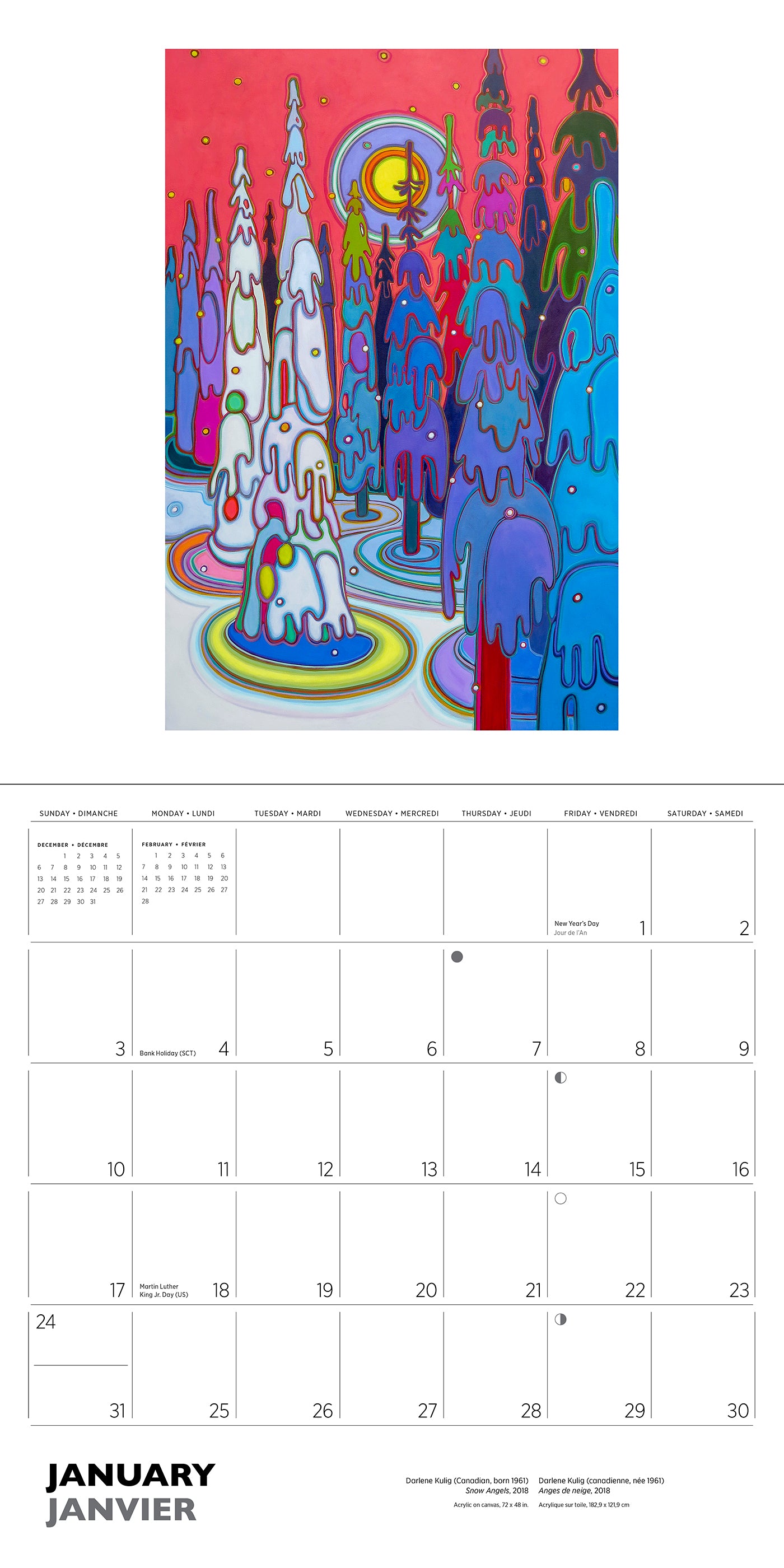 2027 Darlene Kulig - Square Wall Calendar