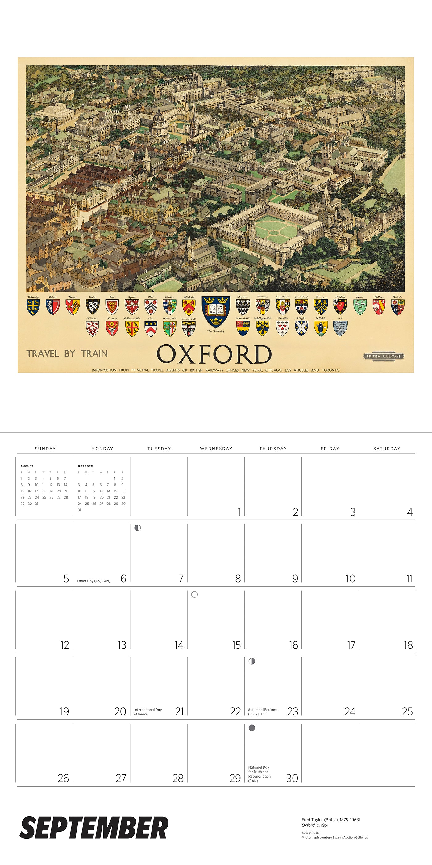 2027 England by Rail - Square Wall Calendar