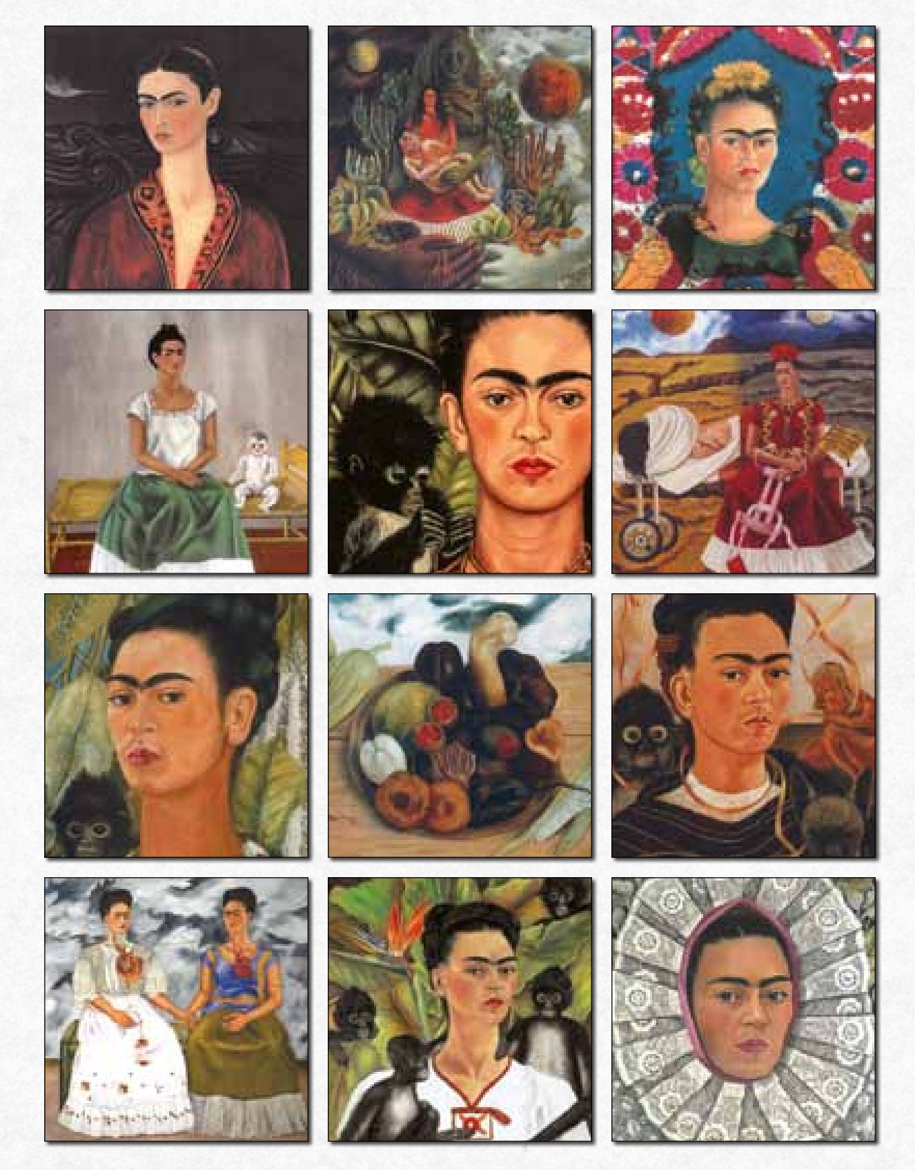 2027 Frida Kahlo - Square Wall Calendar