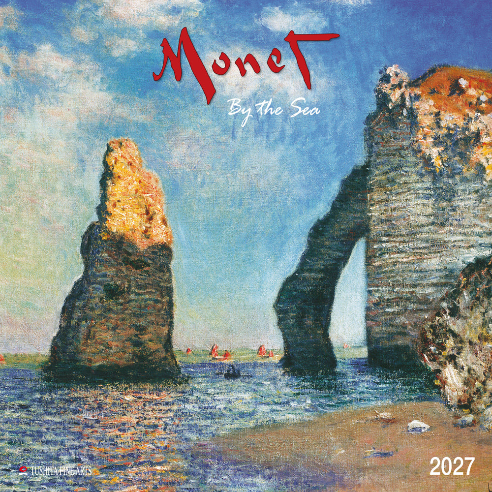 2027 Monet By the Sea - Square Wall Calendar