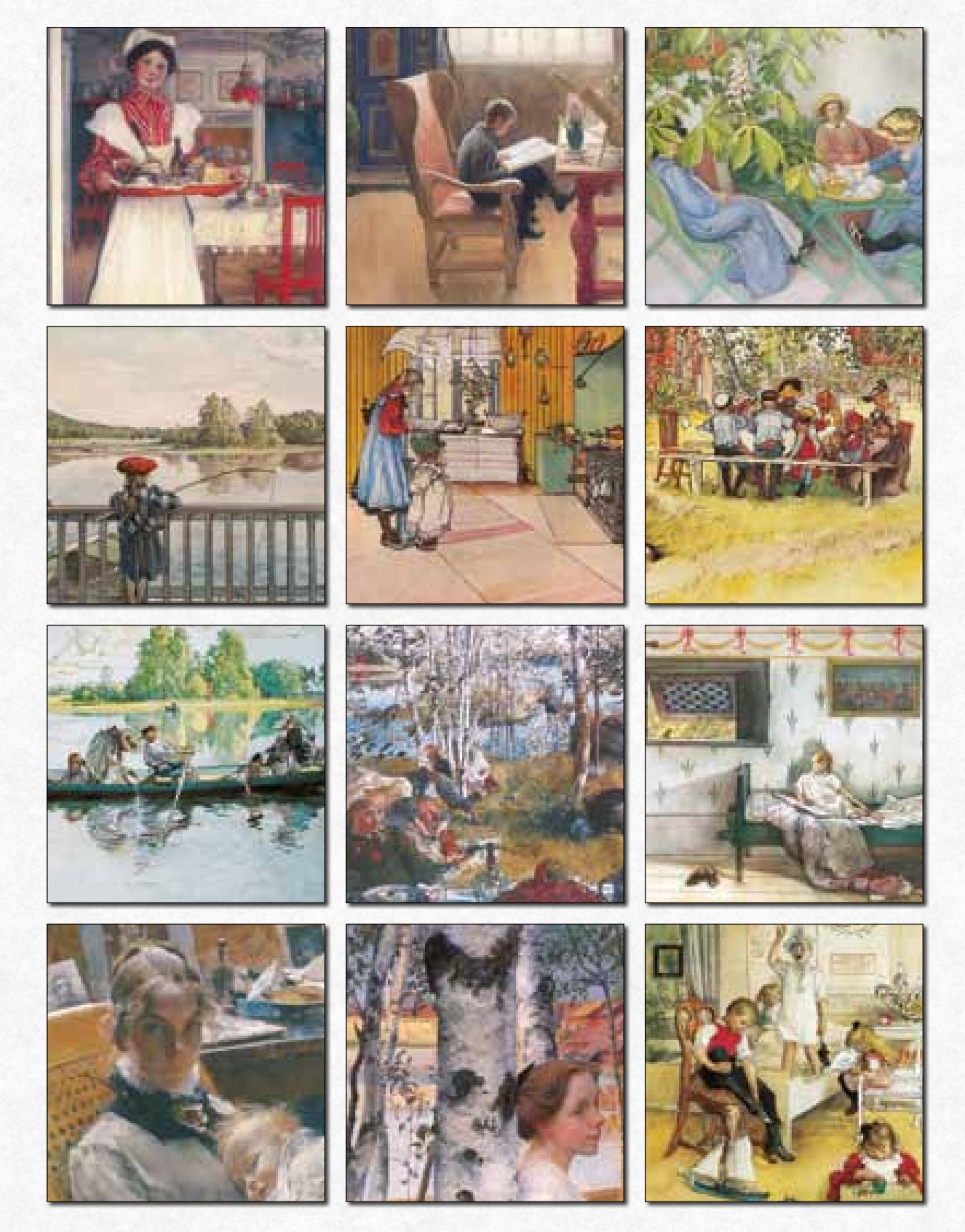 2027 Carl Larsson - Square Wall Calendar