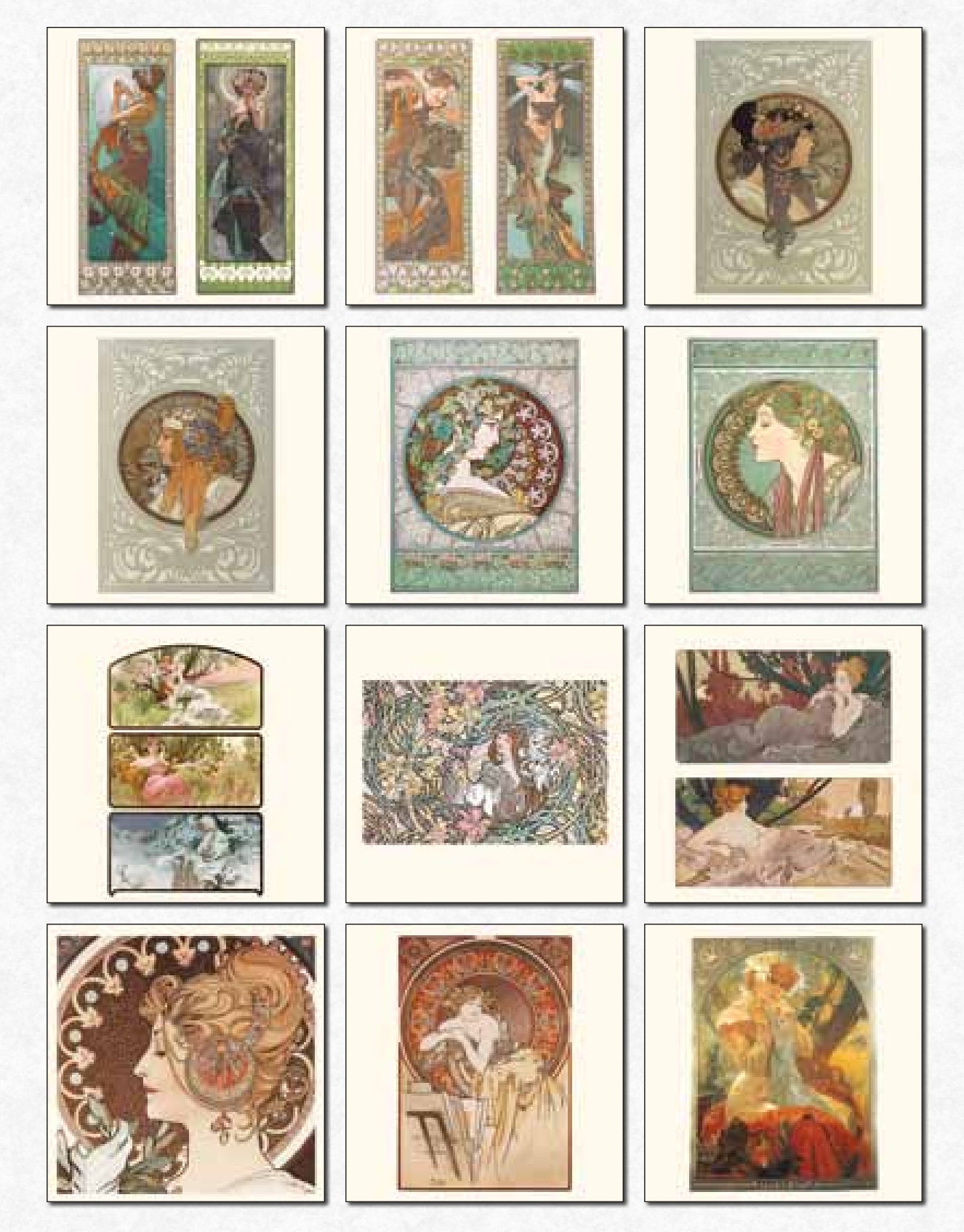 2027 Alphonse Mucha - Square Wall Calendar