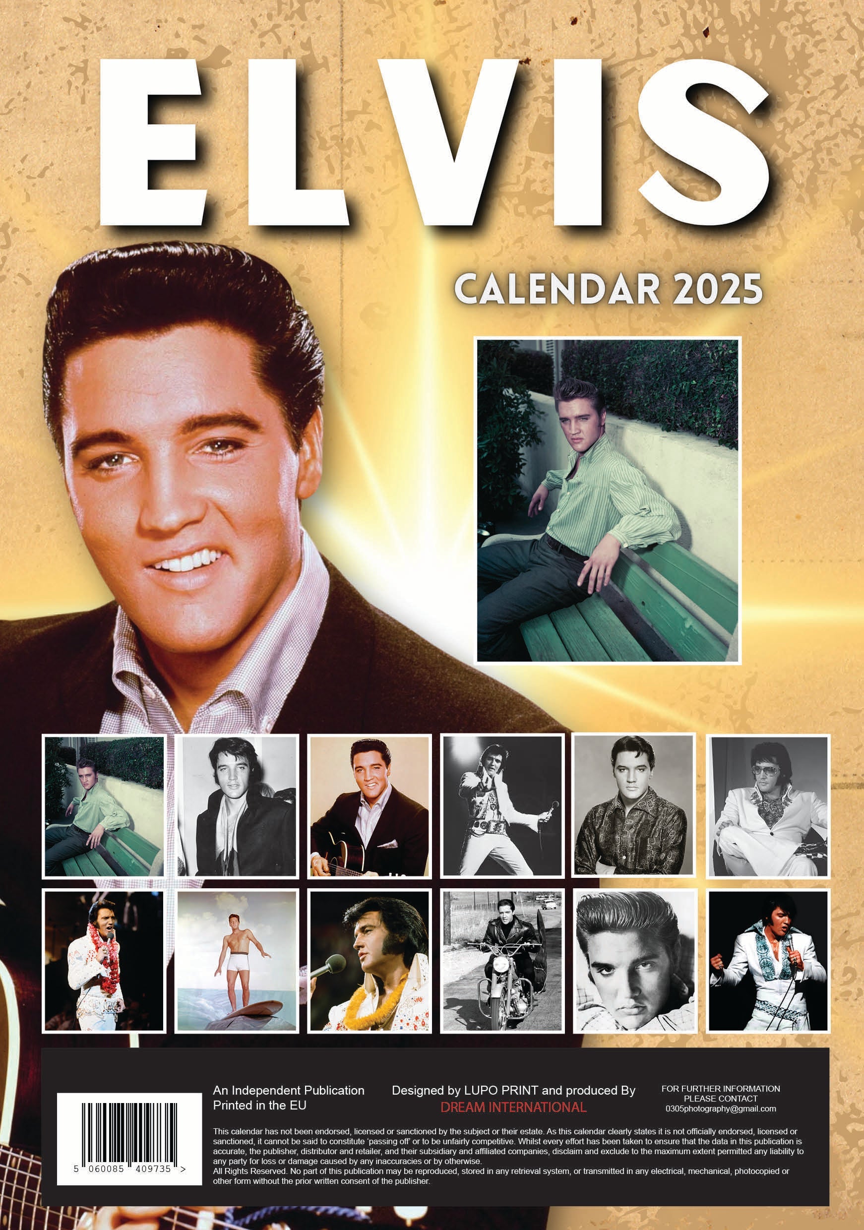 2025 Clearance Elvis Calendar