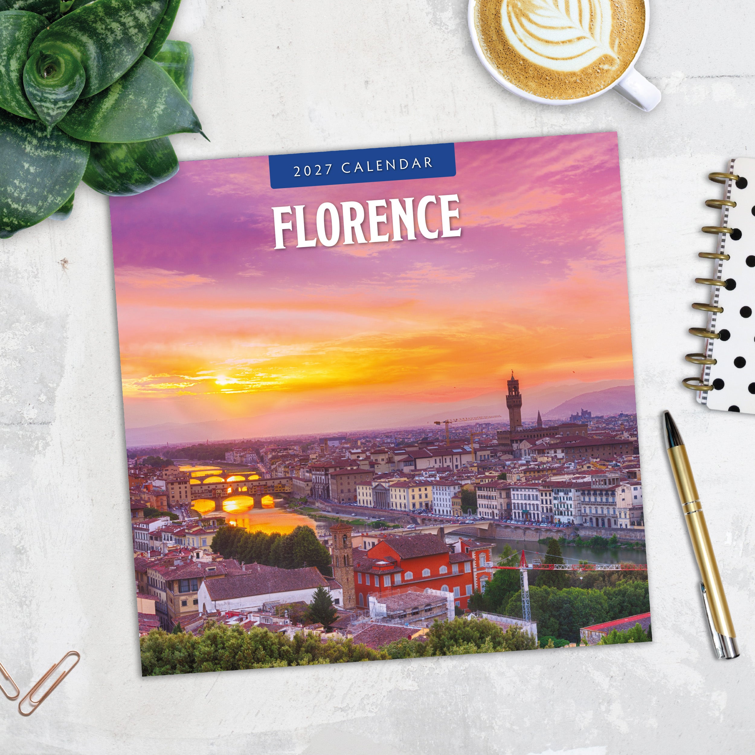2027 Florence - Square Wall Calendar