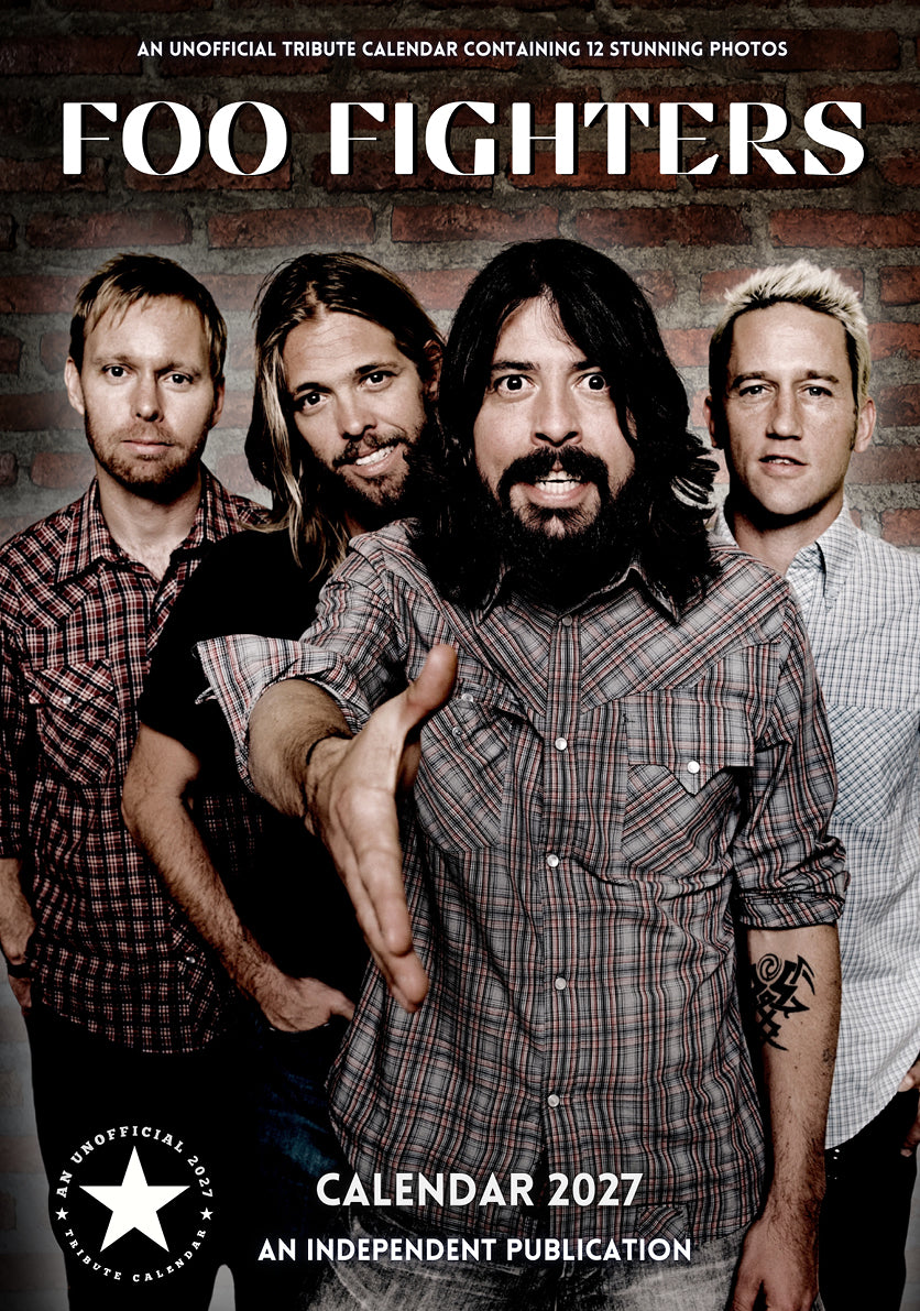 2027 Foo Fighters - A3 Wall Calendar