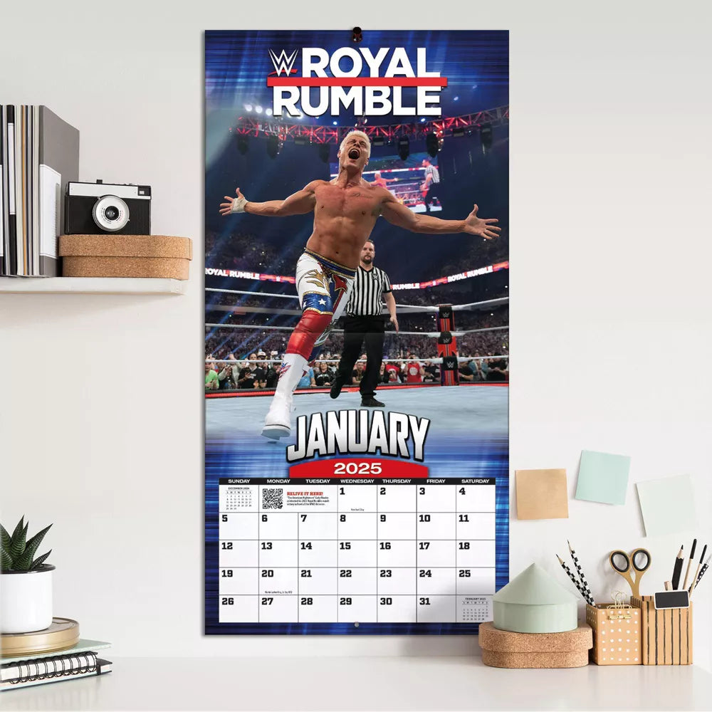 2025 Historic WWE Moments - Square Wall Calendar