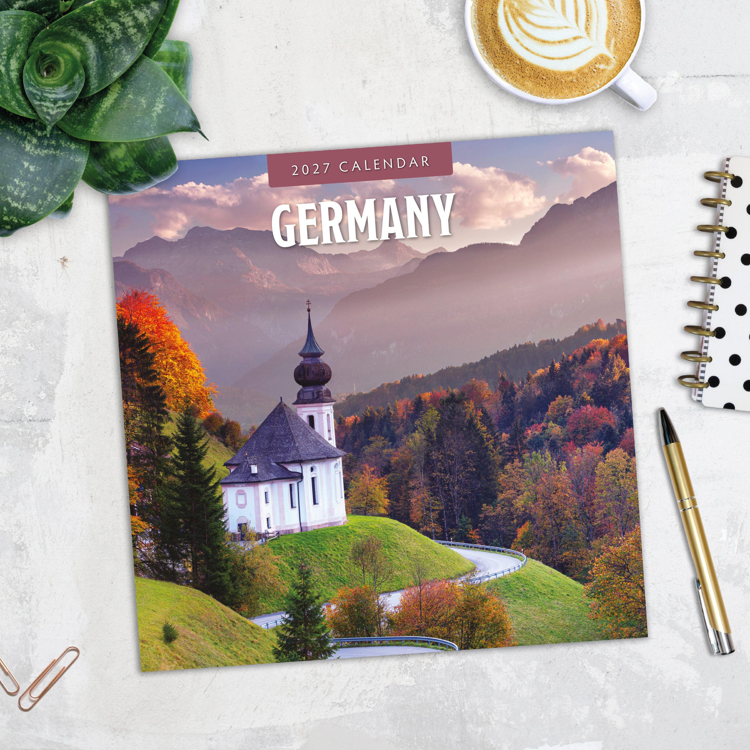 2027 Germany - Square Wall Calendar