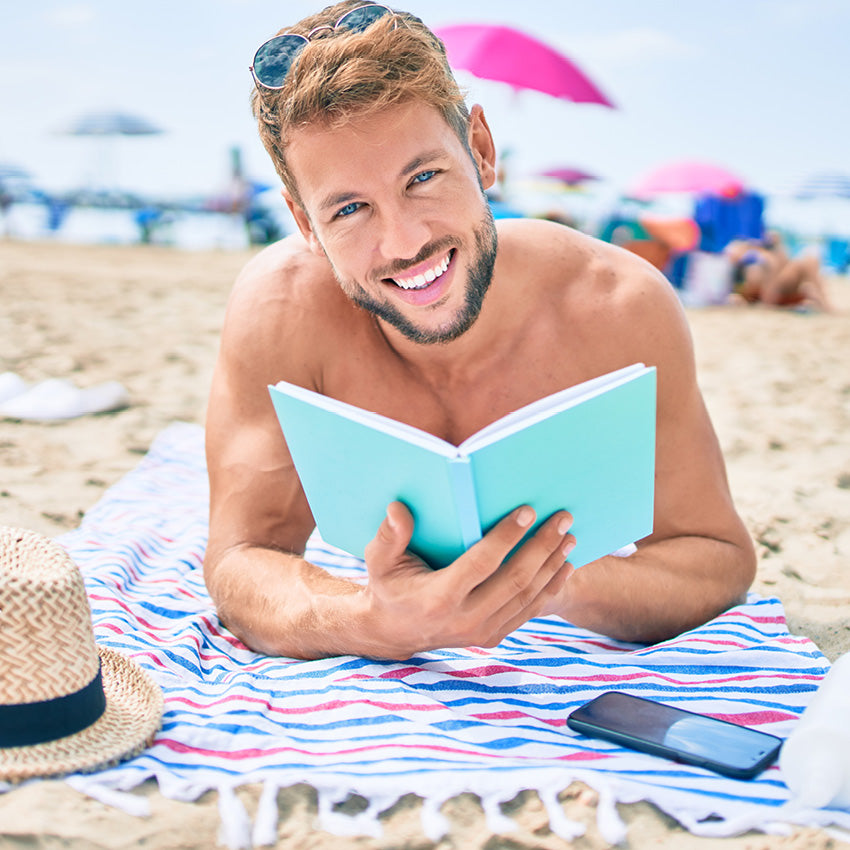 2027 Hot Guys Reading  - Square Wall Calendar