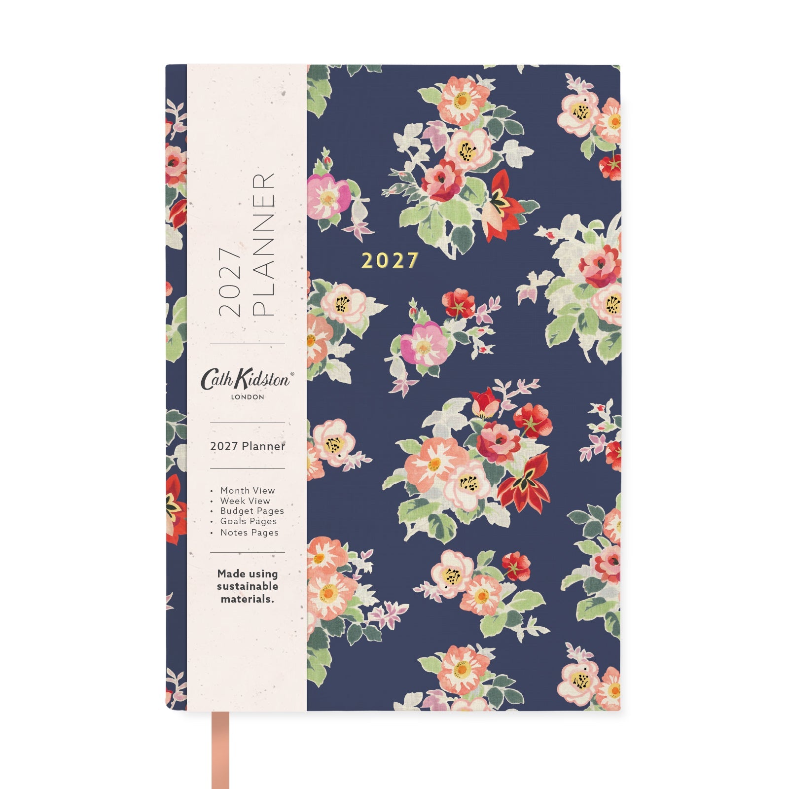 2027 Floral Navy by Cath Kidston - Monthly & Weekly Diary/Planner