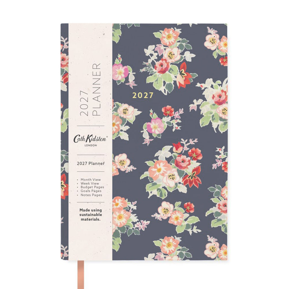 2027 Floral Navy by Cath Kidston - Monthly & Weekly Diary/Planner