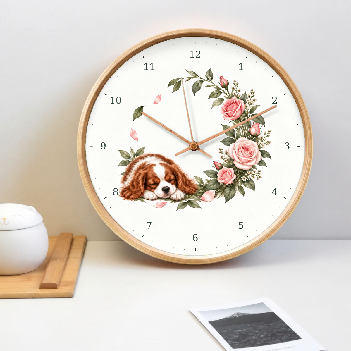IMAGE_02_Tabletop_-_Sleeping_Cavalier_Wall_Clock_30cm_Wooden_Frame_-_WC-D043_-_649310203918.png
