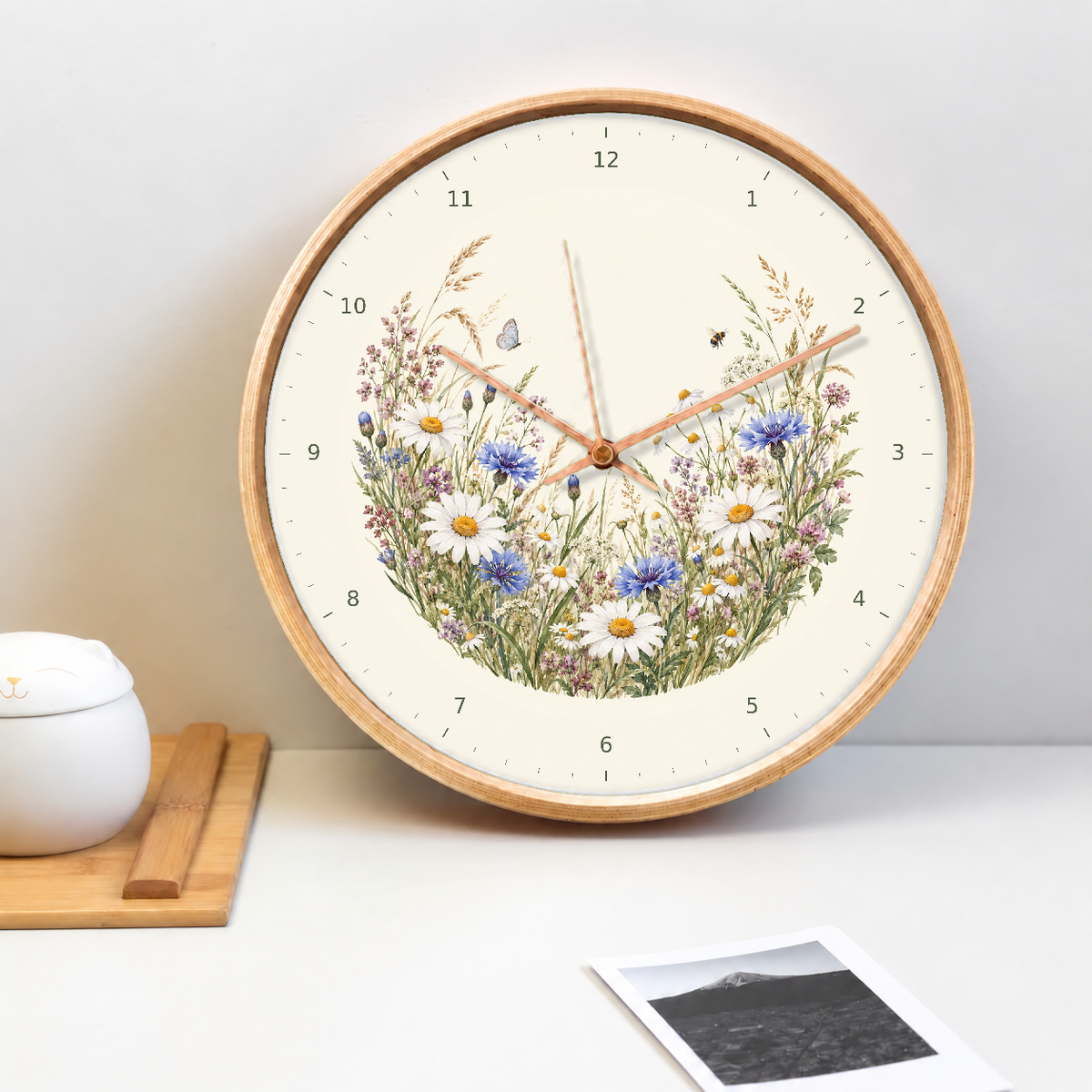 IMAGE_02_Tabletop_-_Wildflower_Meadow_Wall_Clock_30cm_Wooden_Frame_-_WC-F020_-_649310203680.png