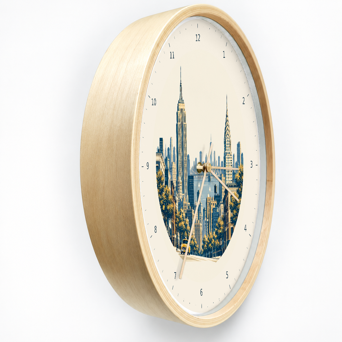 IMAGE_03_Angled_-_New_York_Skyline_Wall_Clock_30cm_Wooden_Frame_-_WC-T122_-_649310204700.png