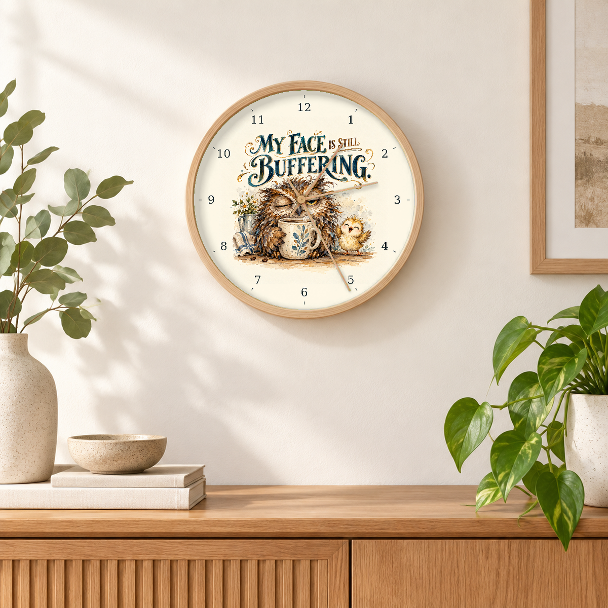 IMAGE_04_Wall_-_Funny_Coffee_Owl_Wall_Clock_30cm_Wooden_Frame_-_WC-H074_-_649310204229.png
