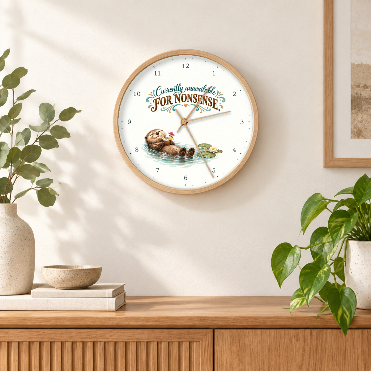 IMAGE_04_Wall_-_Funny_Floating_Otter_Wall_Clock_30cm_Wooden_Frame_-_WC-H078_-_649310204267.png