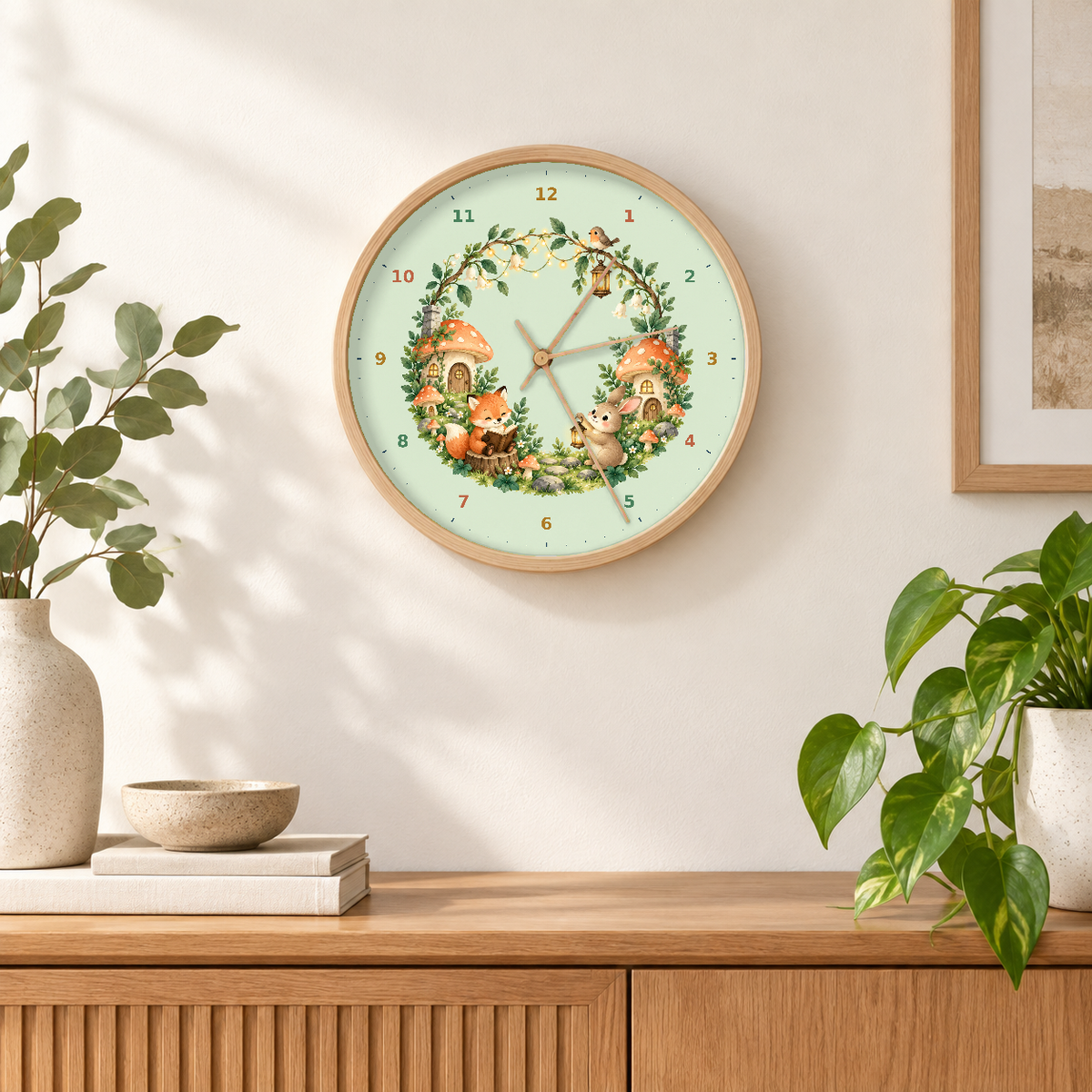 IMAGE_04_Wall_-_Kids_Woodland_Village_Wall_Clock_30cm_Wooden_Frame_-_WC-K101_-_649310204496.png