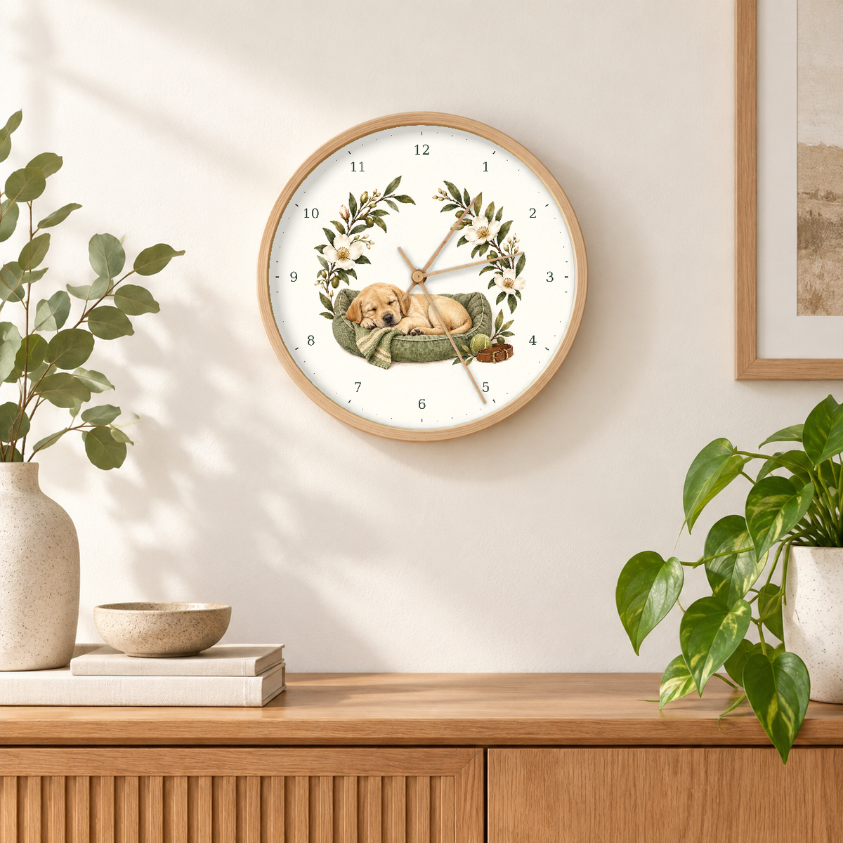 IMAGE_04_Wall_-_Sleeping_Labrador_Wall_Clock_30cm_Wooden_Frame_-_WC-D030_-_649310203789.png