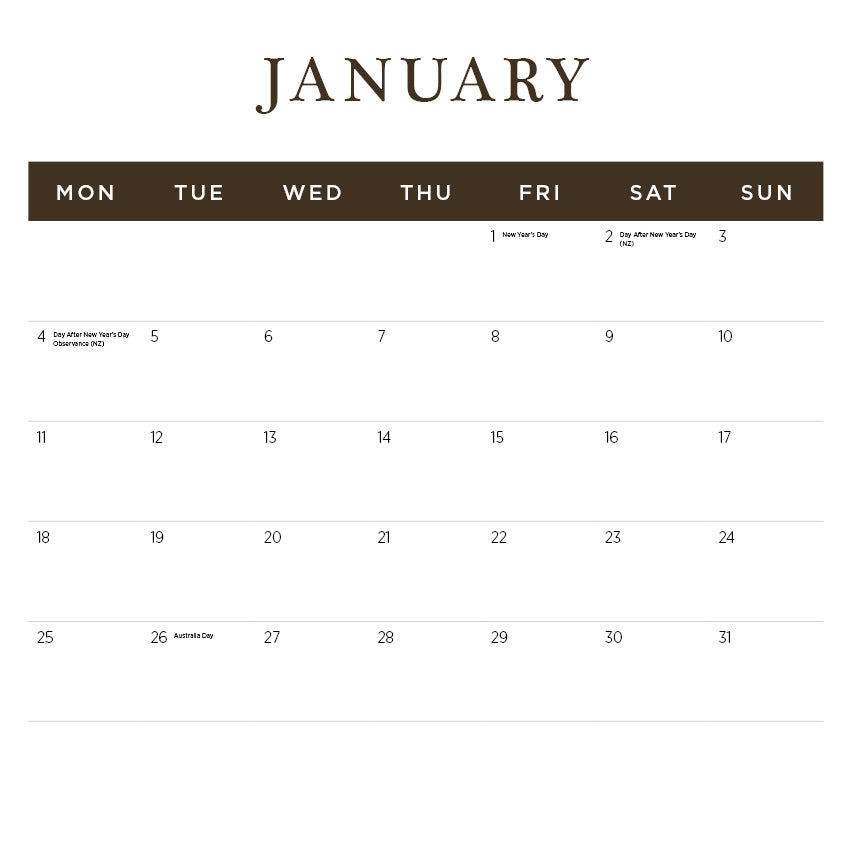 2027 Illustrated Birds   - Square Wall Calendar