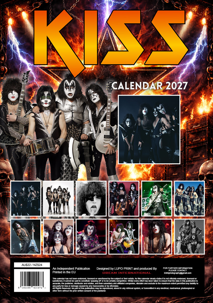 2027 KISS - A3 Wall Calendar