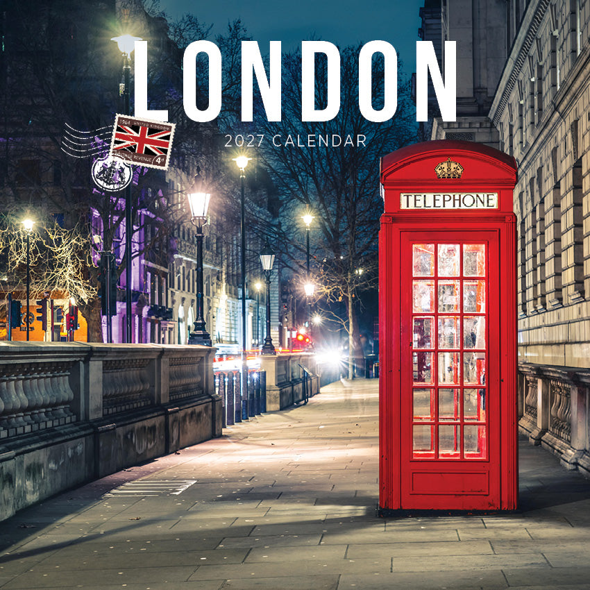2027 London - Square Wall Calendar