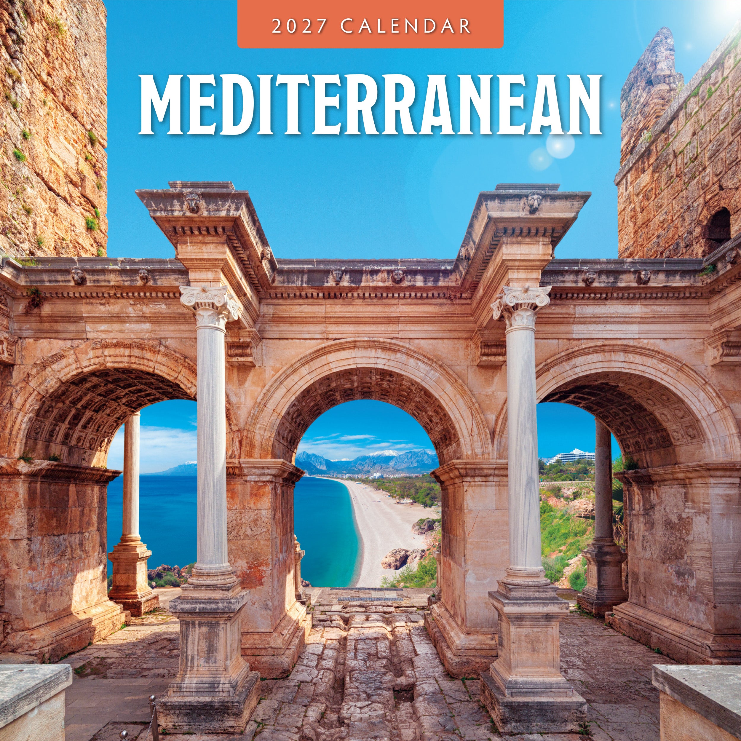 2027 Mediterranean - Square Wall Calendar