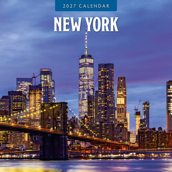 2027 New York - Square Wall Calendar