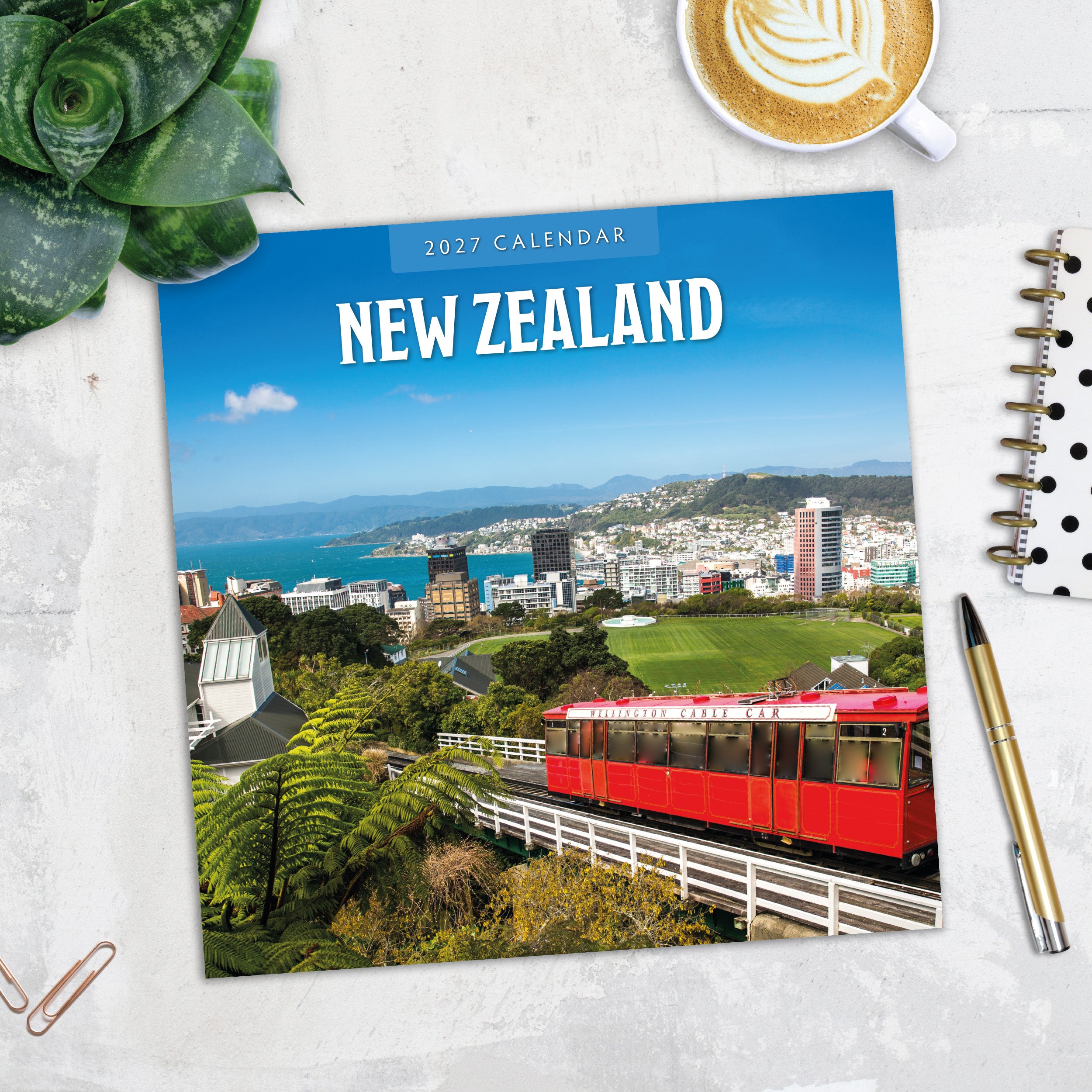 2027 New Zealand - Square Wall Calendar