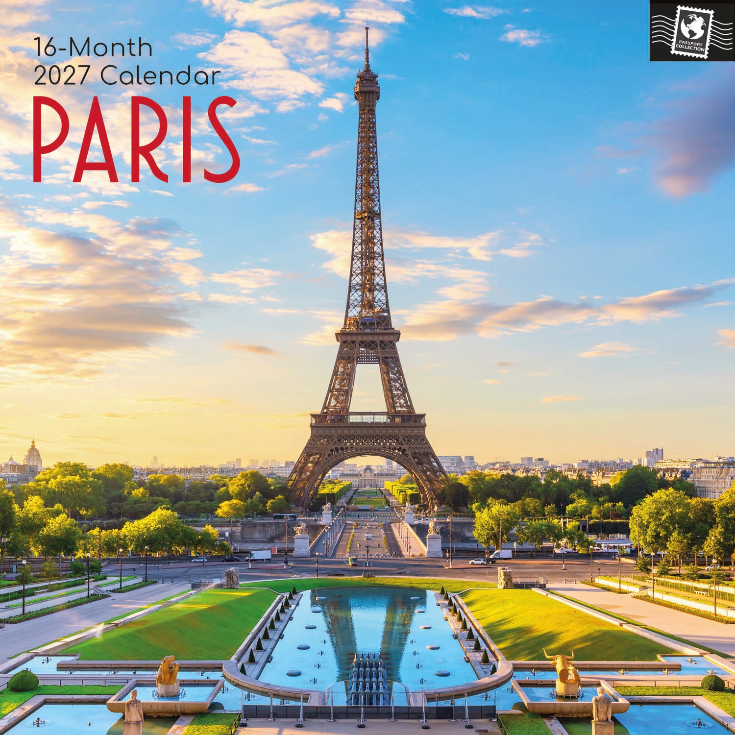 2027 Paris - Square Wall Calendar