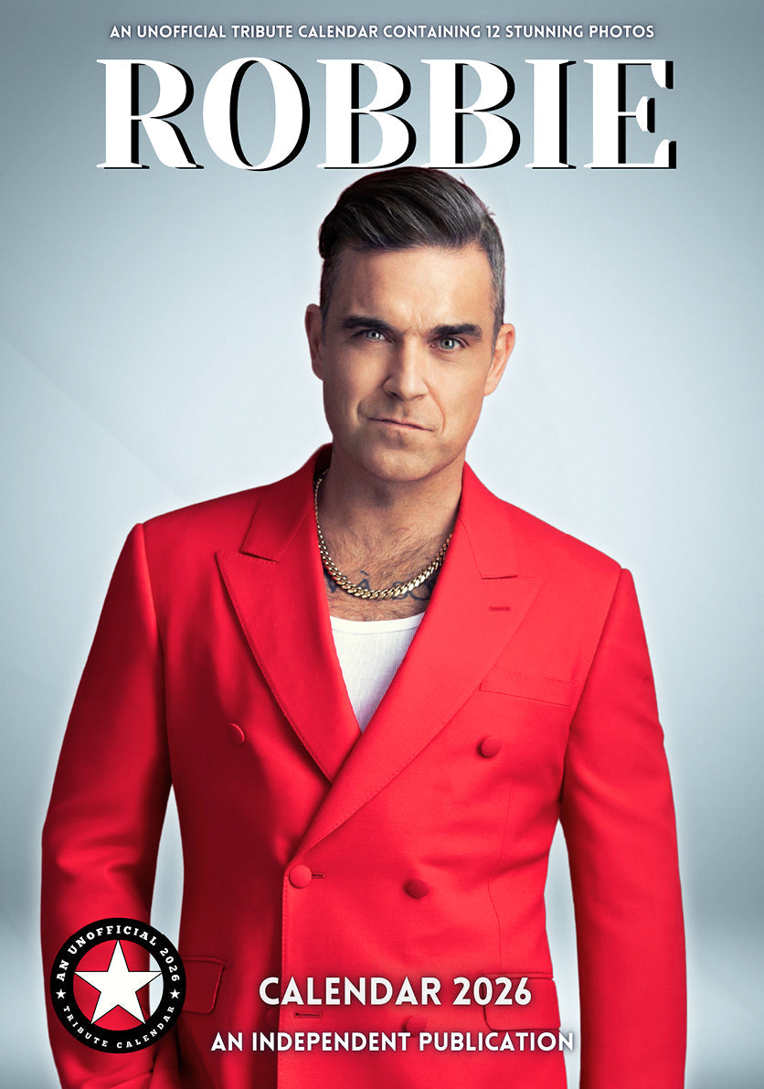 2026 Robbie Williams A3 Wall Calendar