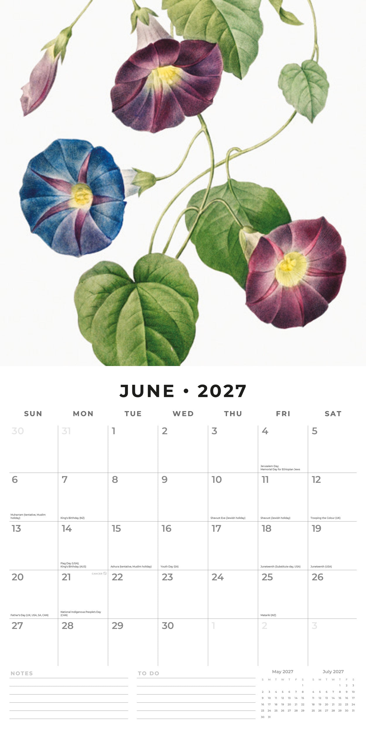 2027 Paris - Square Wall Calendar