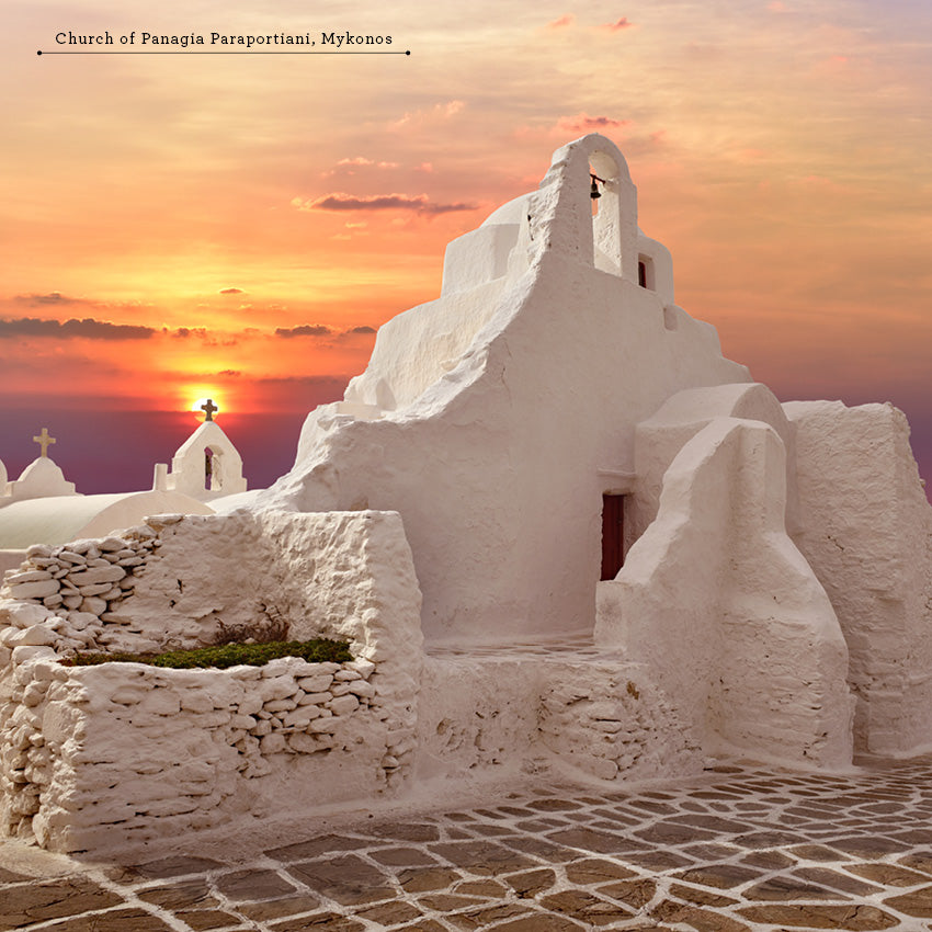 2027 Romantic Greece - Square Wall Calendar