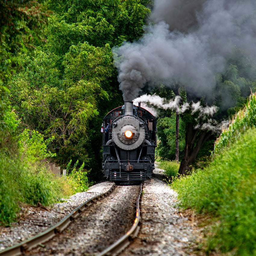 2027 Steamtrains - Square Wall Calendar
