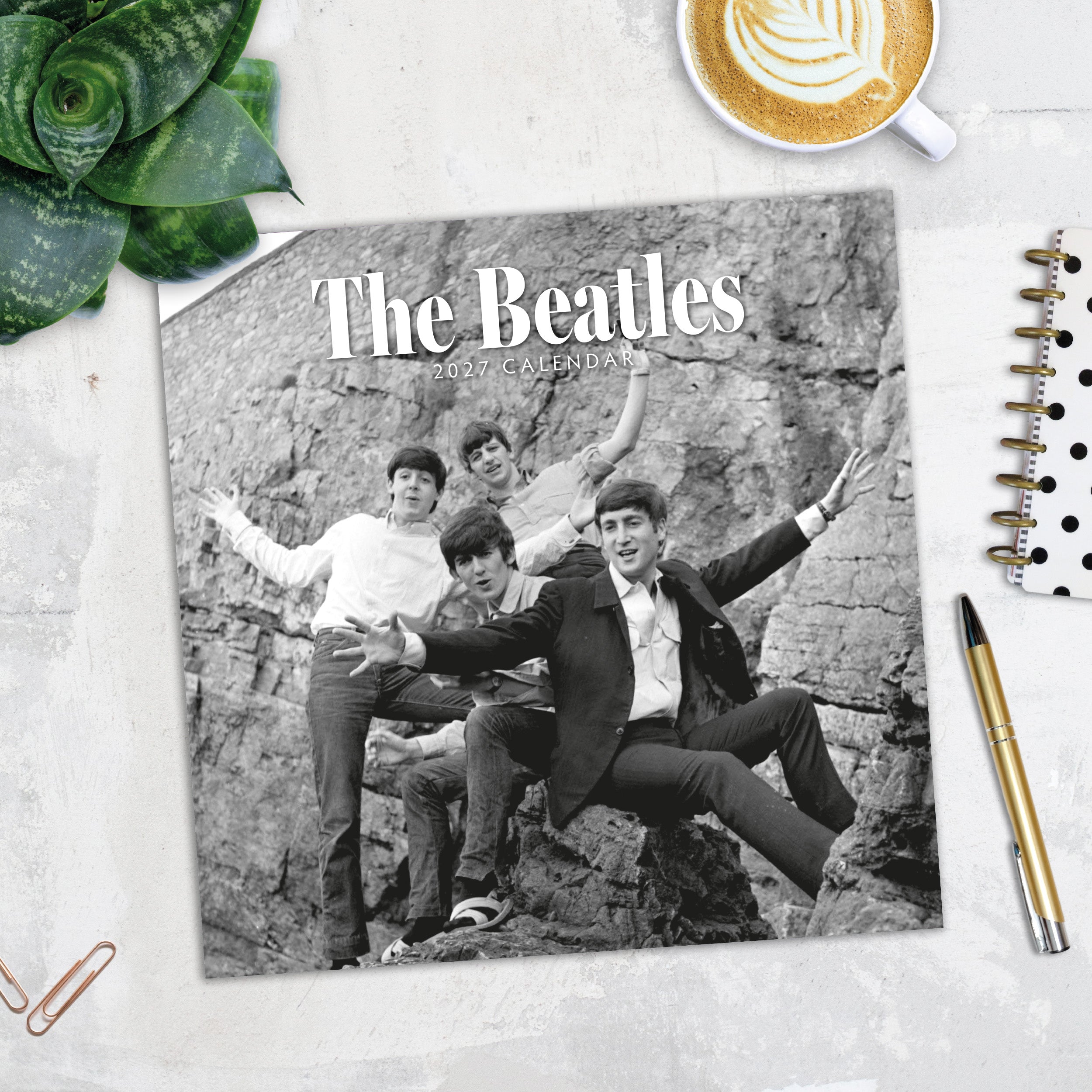 2027 The Beatles - Square Wall Calendar