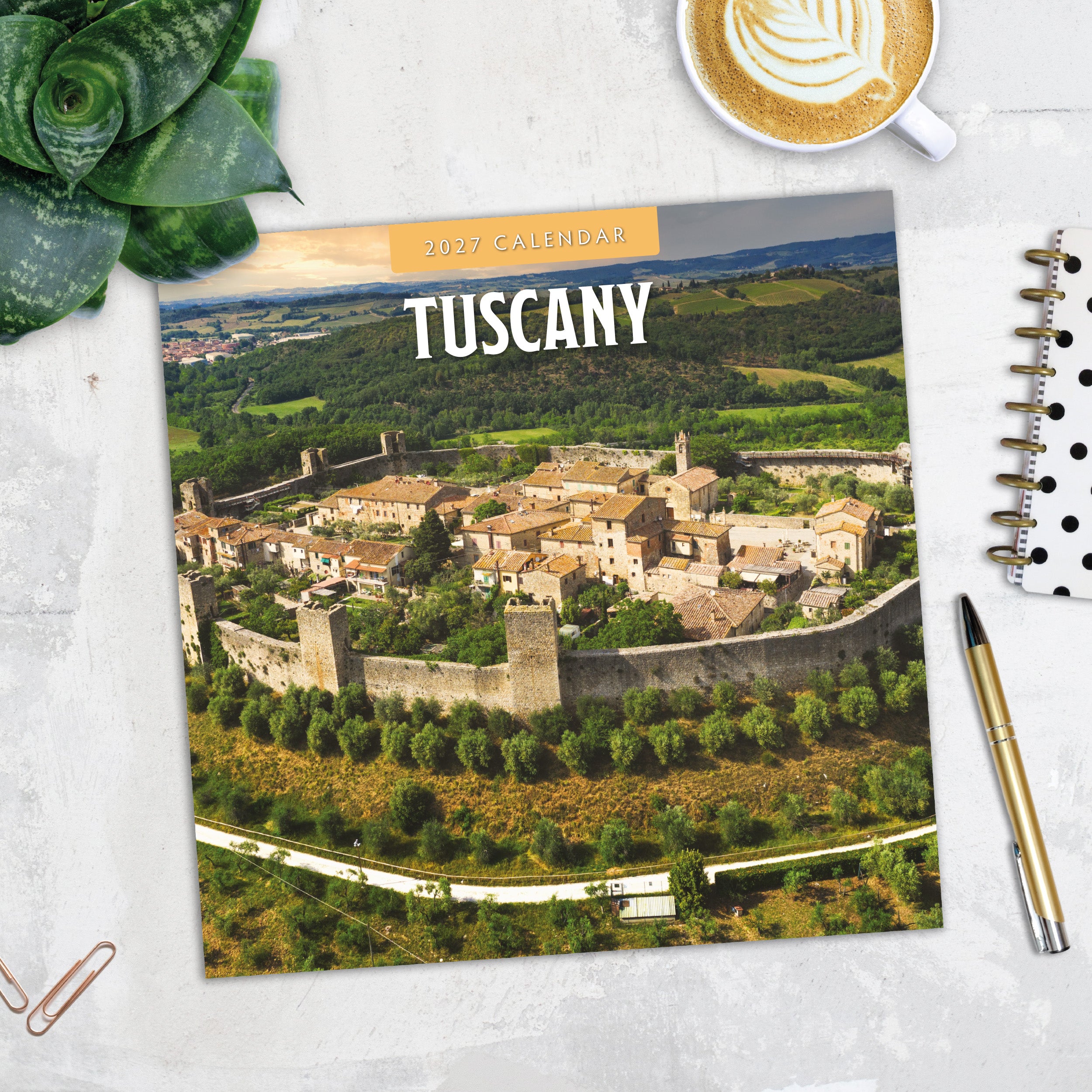 2027 Tuscany - Square Wall Calendar