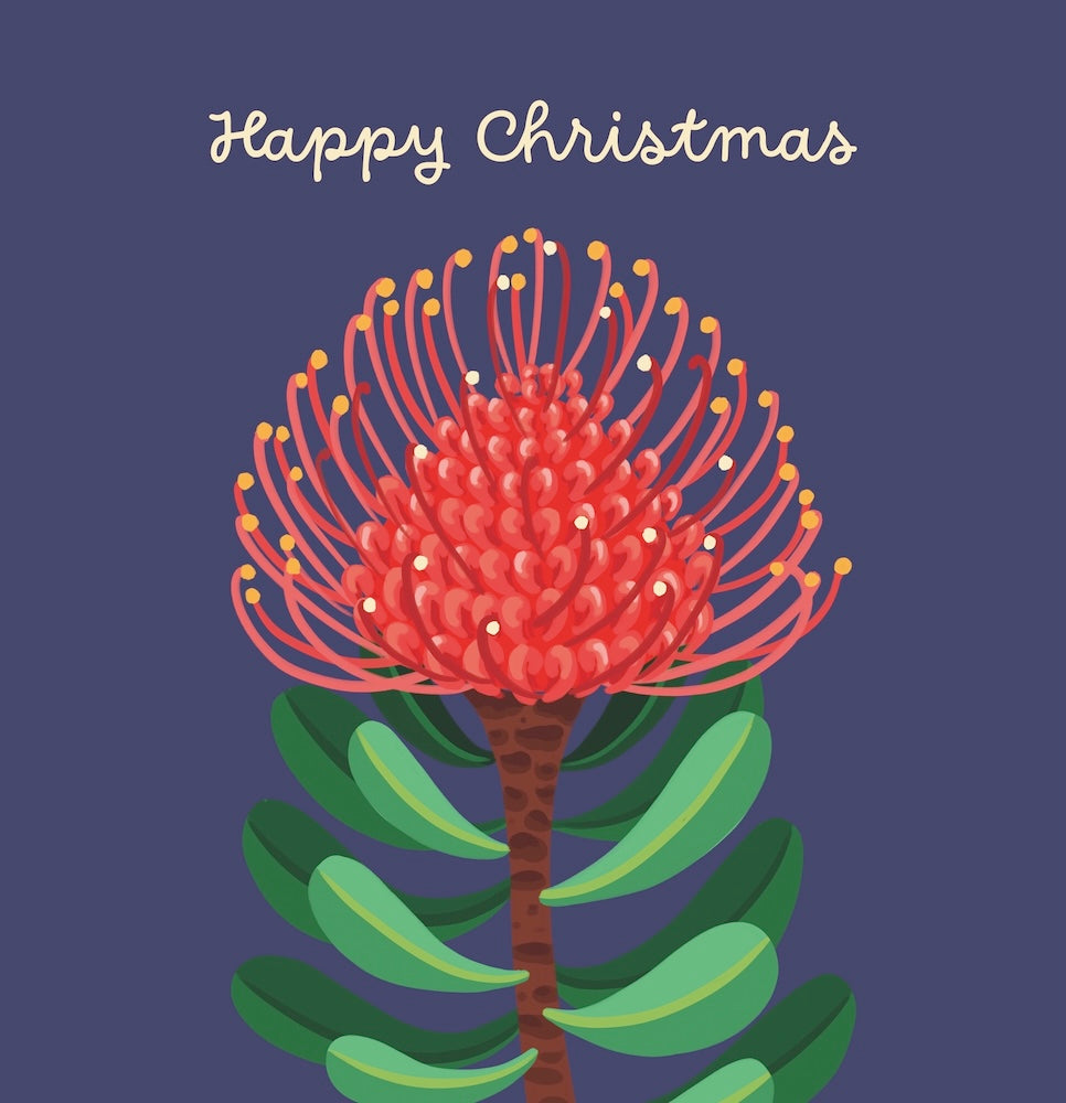 RSPCA - Christmas Flowers - 10 Charity Christmas Cards Pack