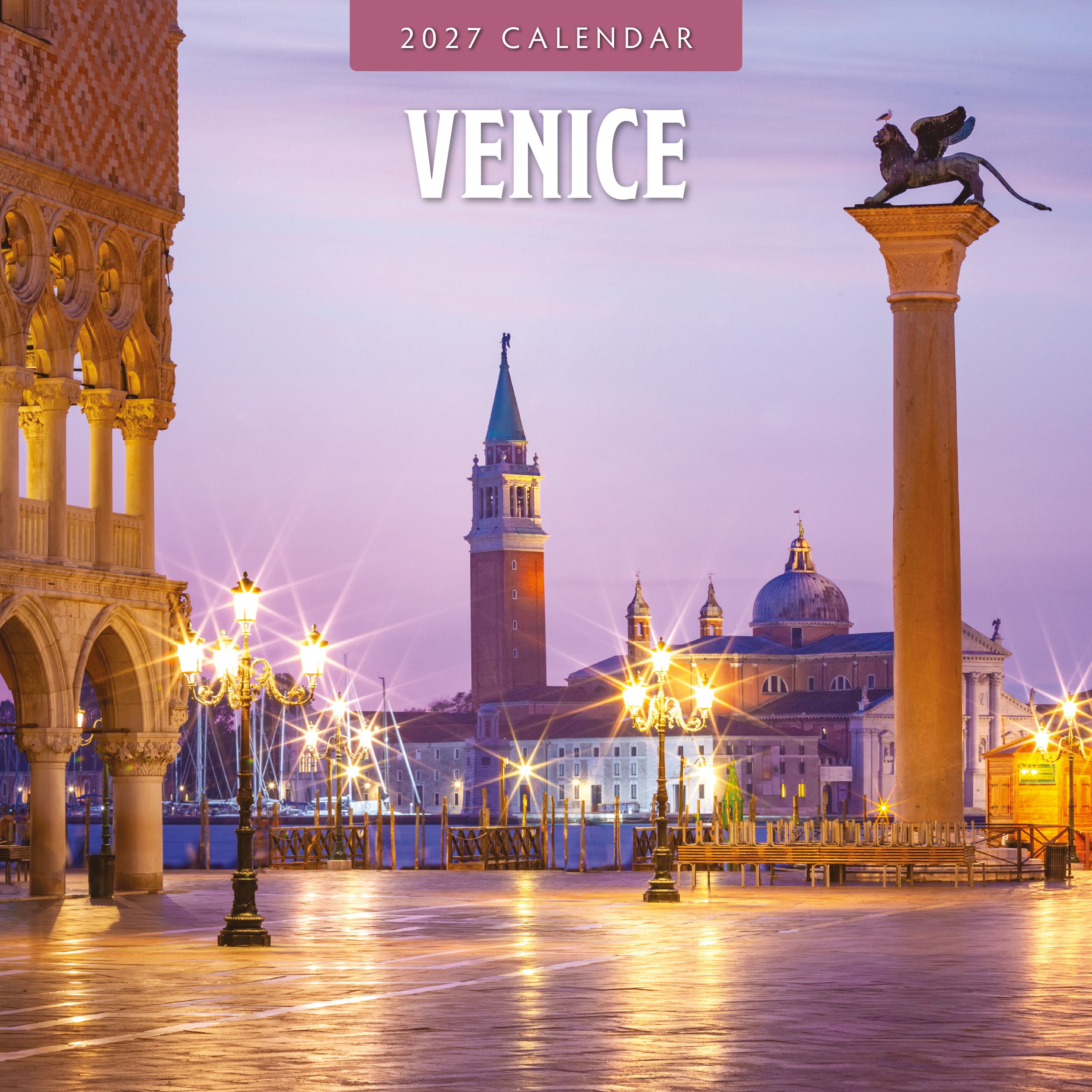 2027 Venice - Square Wall Calendar