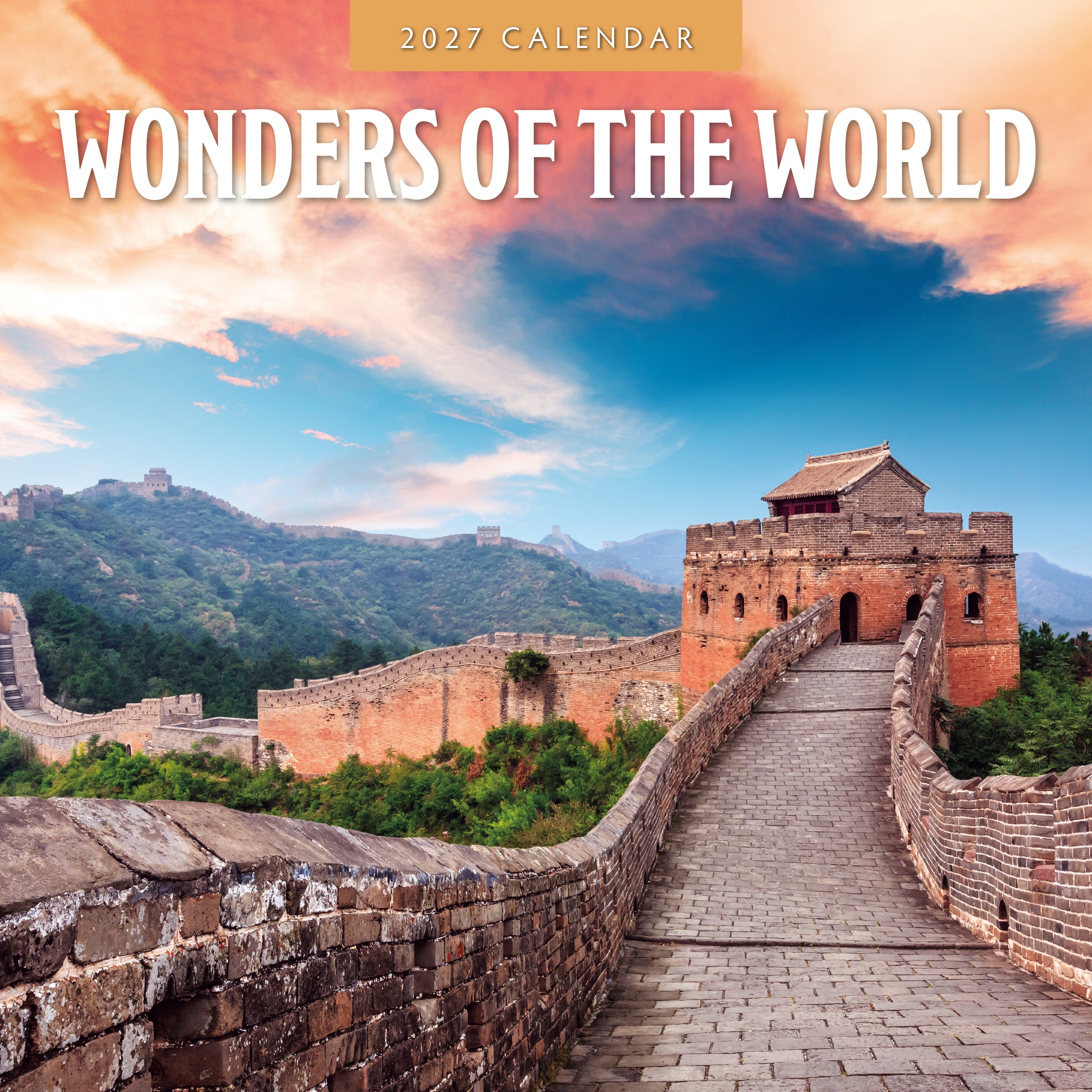 2027 Wonders of the World - Square Wall Calendar