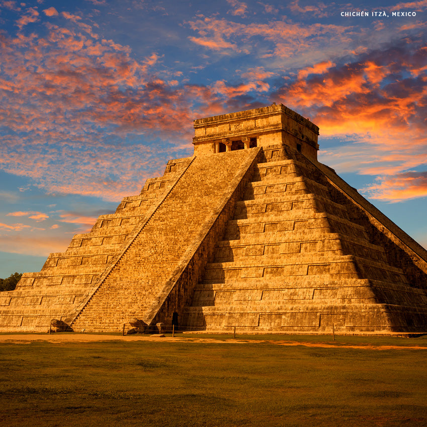 2027 Wonders Of The World  - Square Wall Calendar