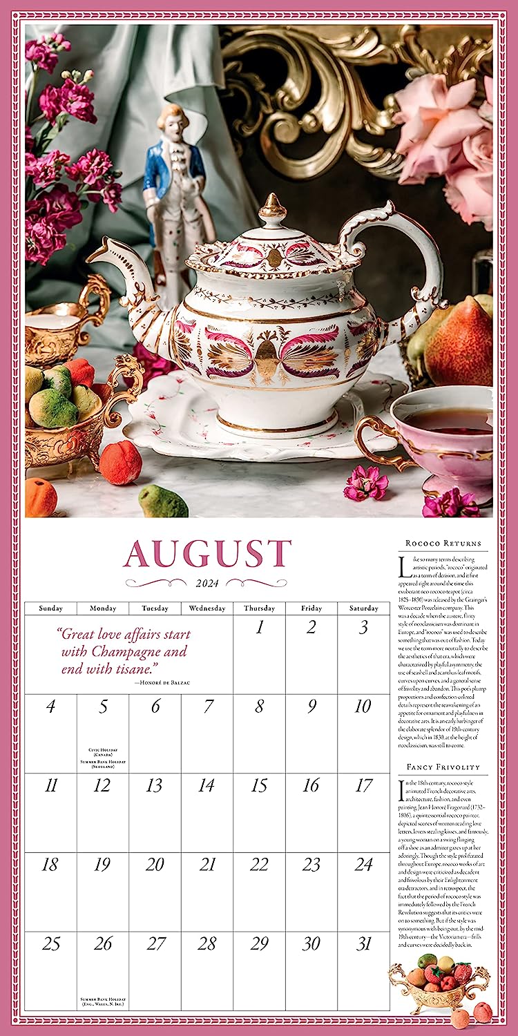 2024 The Collectible Teapot Square Wall Calendar   A083863a59a75a5aebef7367f09b3652 