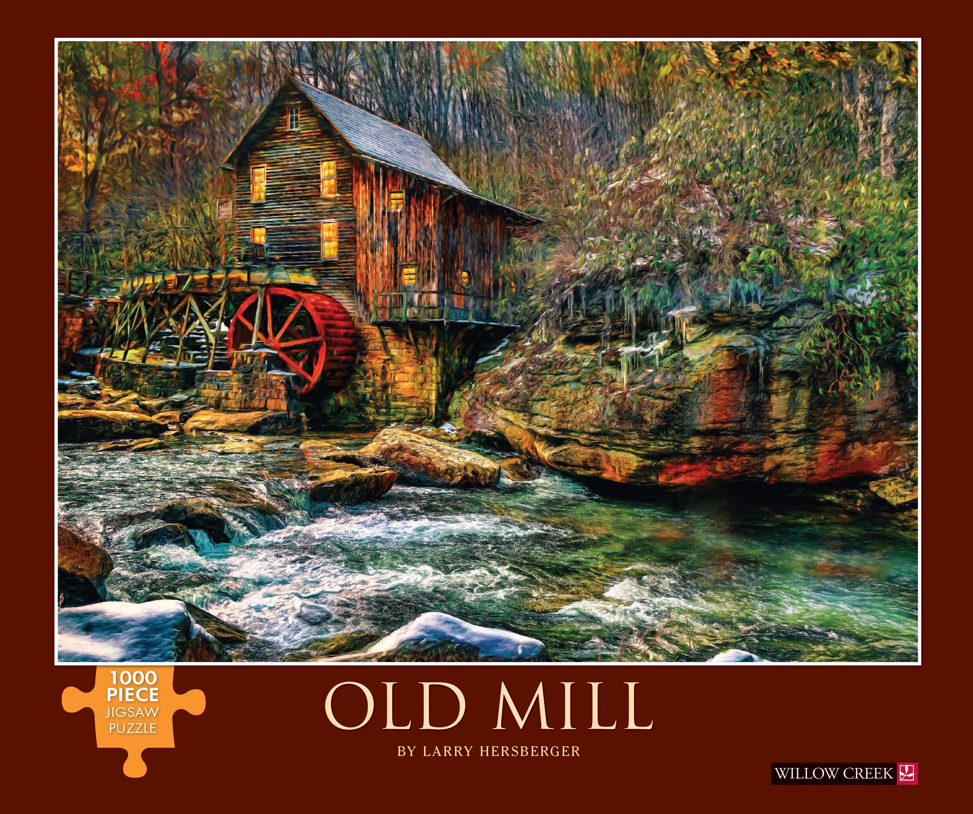 Old Mill 1000 Piece - Jigsaw Puzzle