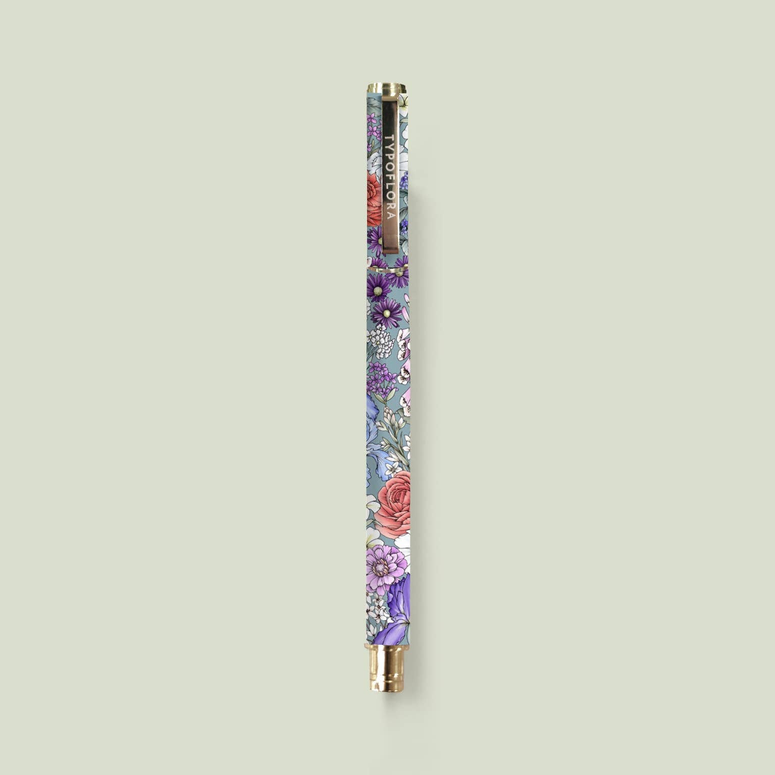 Blooms in Blue - Rollerball Pen (Boxed)