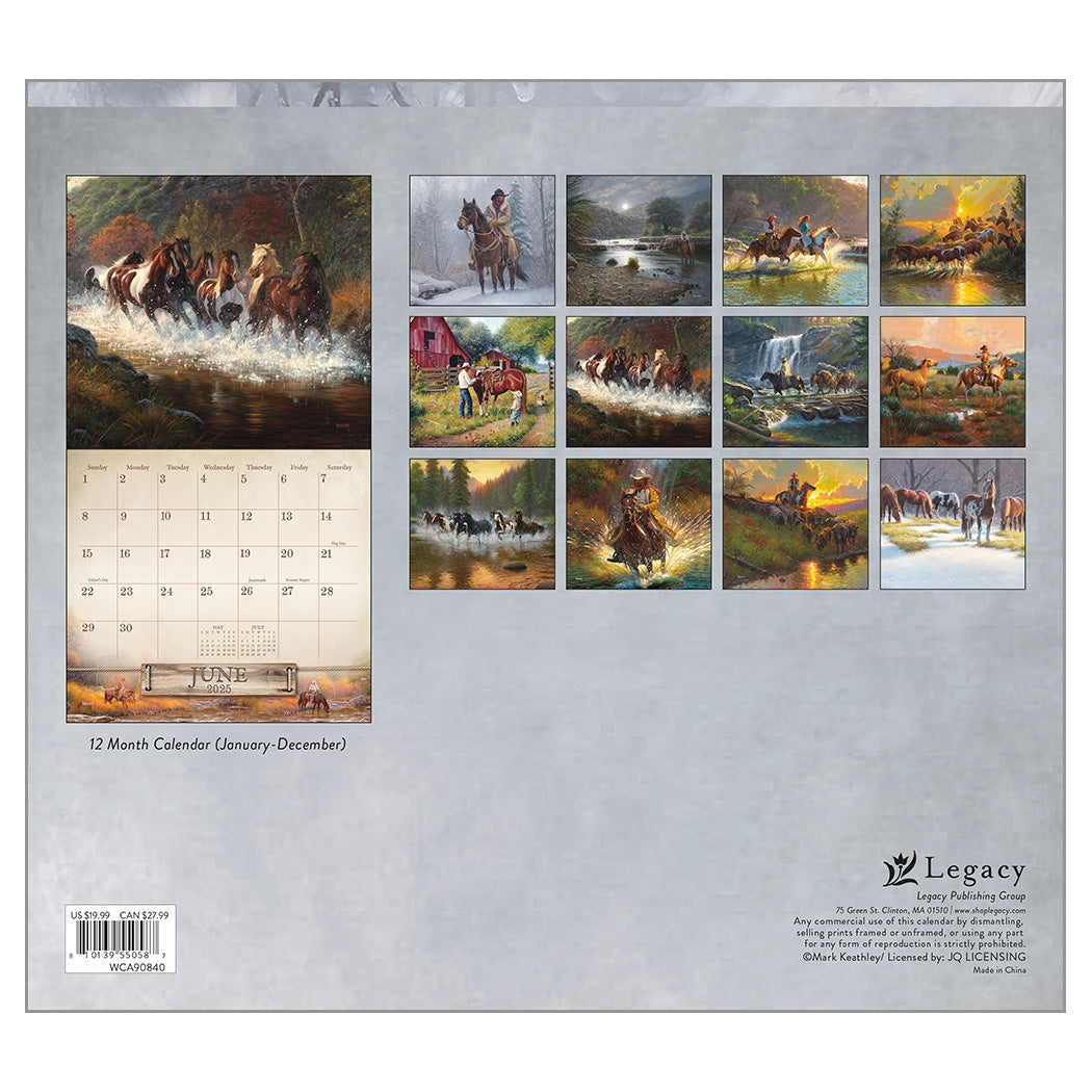 2025 Legacy Home On The Range - Deluxe Wall Calendar